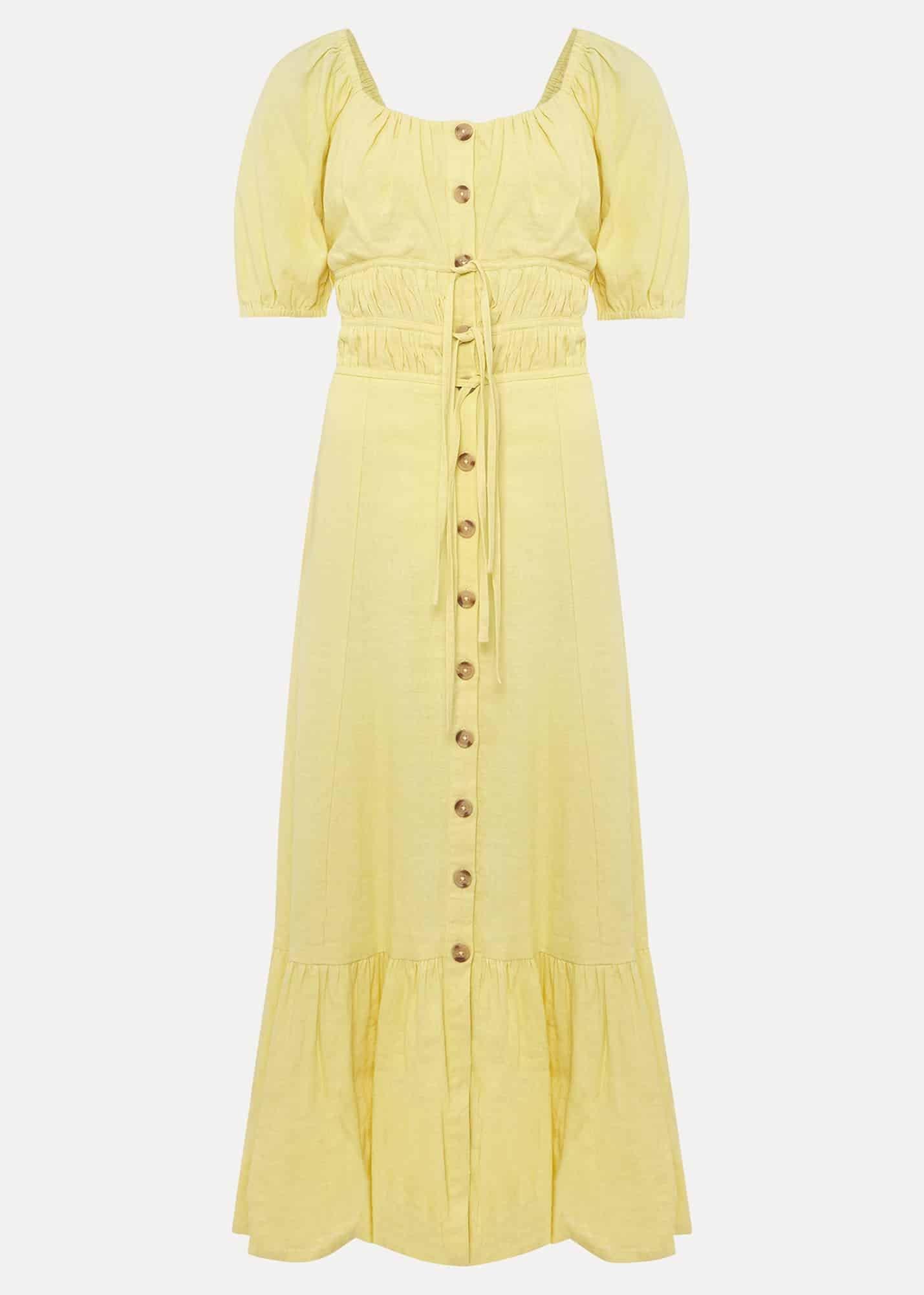 Maribella Linen Midi Dress