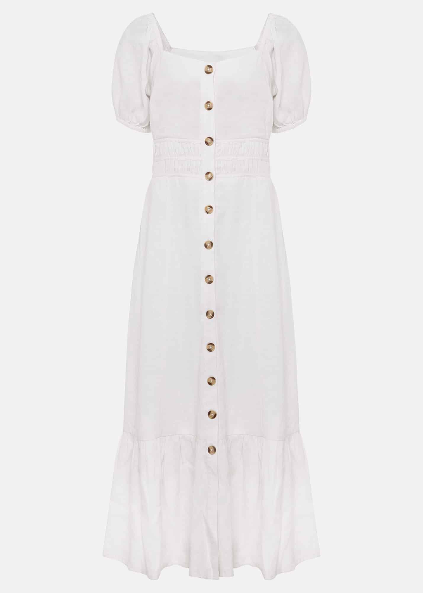 Maribella Linen Midi Dress