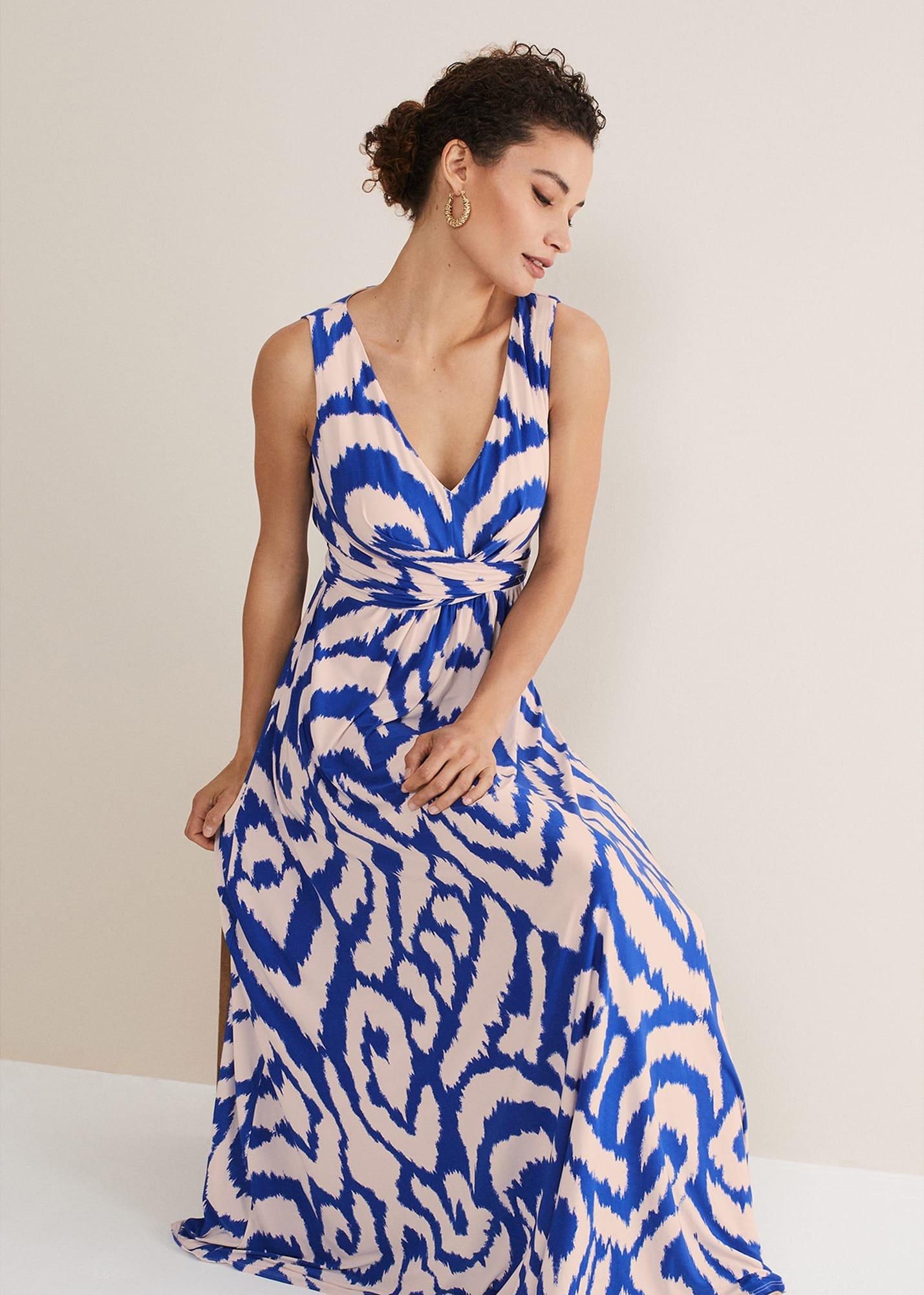 Artemis Jersey Print Maxi Dress
