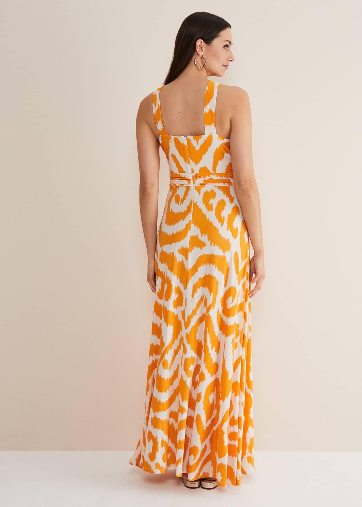 Maude Printed Jersey Maxi Dress
