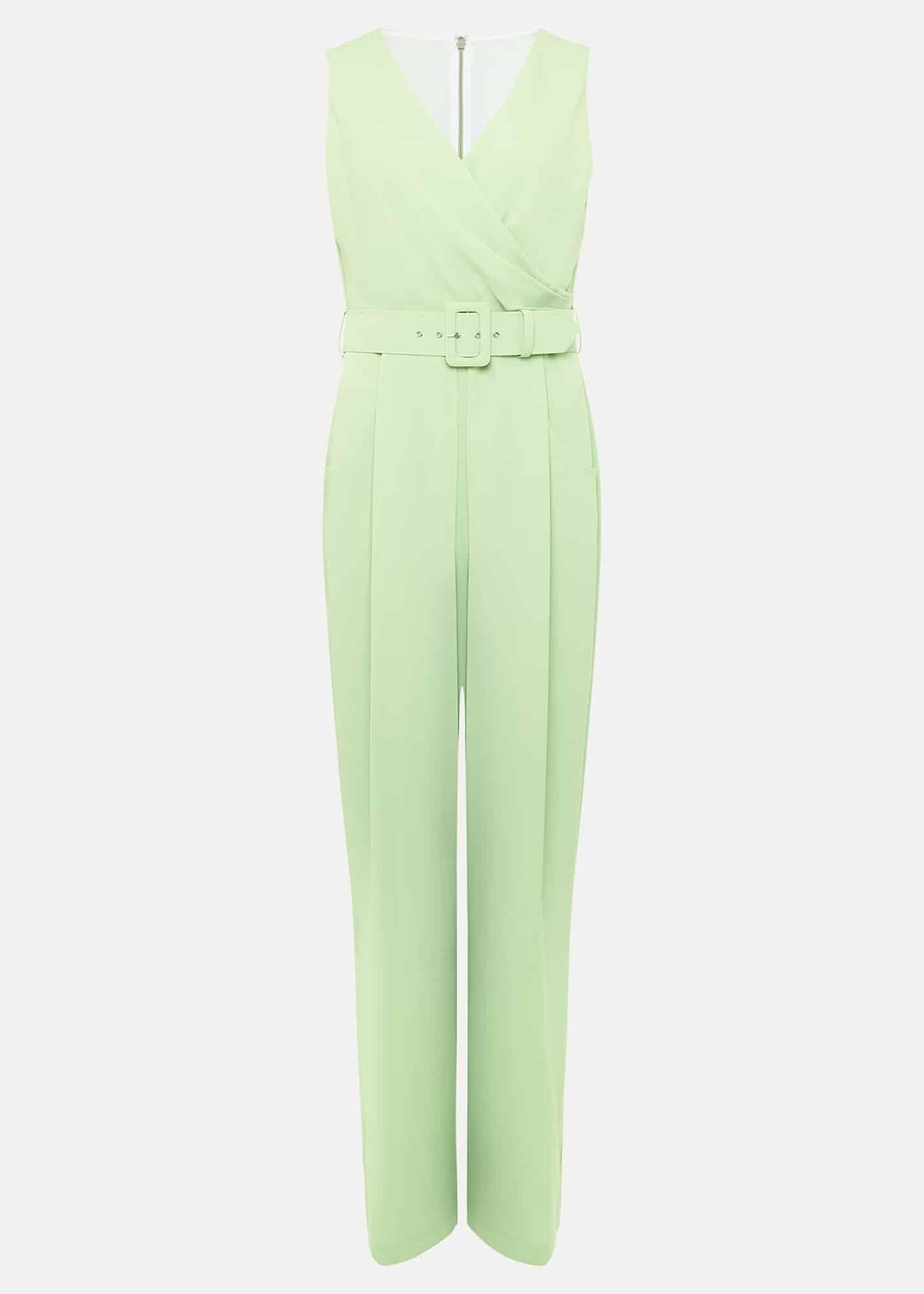 Petite Lissia Green Wide Leg Jumpsuit