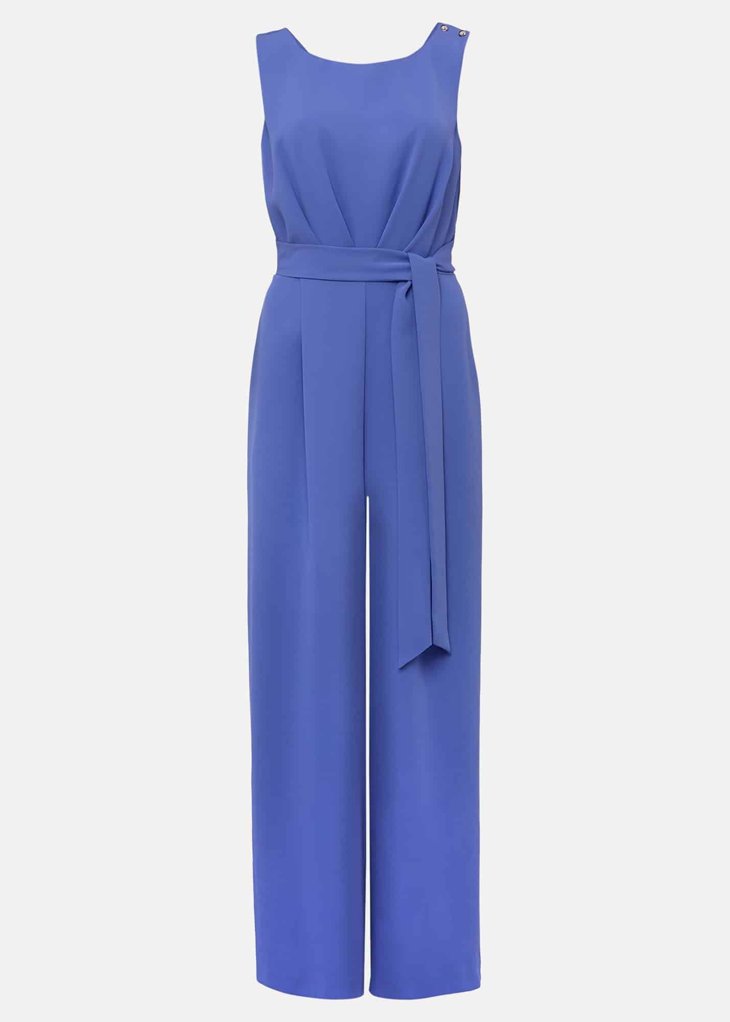 Elaina Blue Wide Leg Jumpsuit