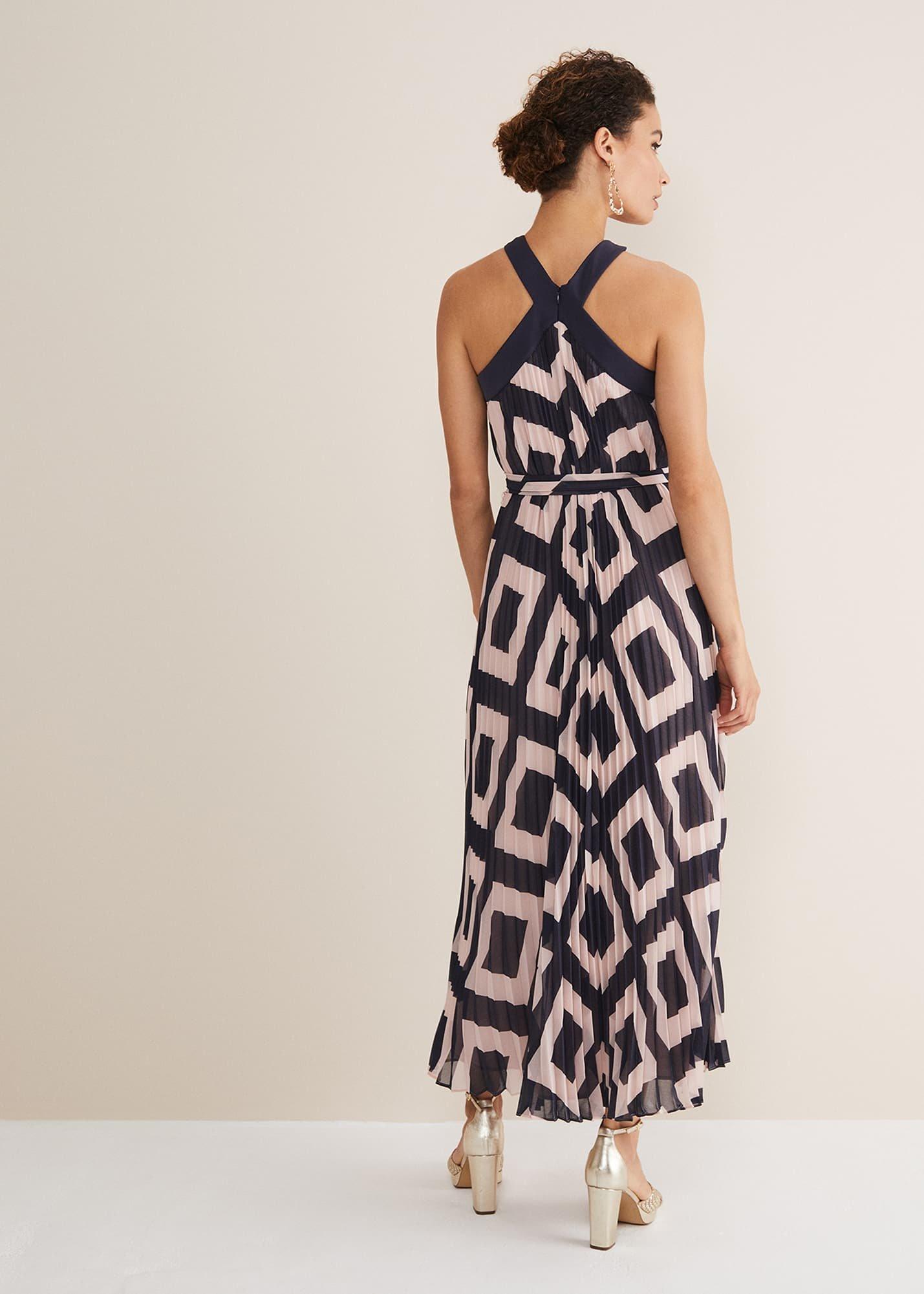 Hestia Diamond Trapeze Maxi Dress