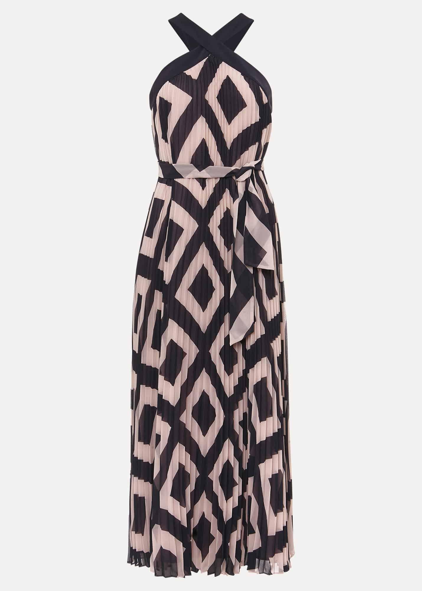 Hestia Diamond Trapeze Maxi Dress