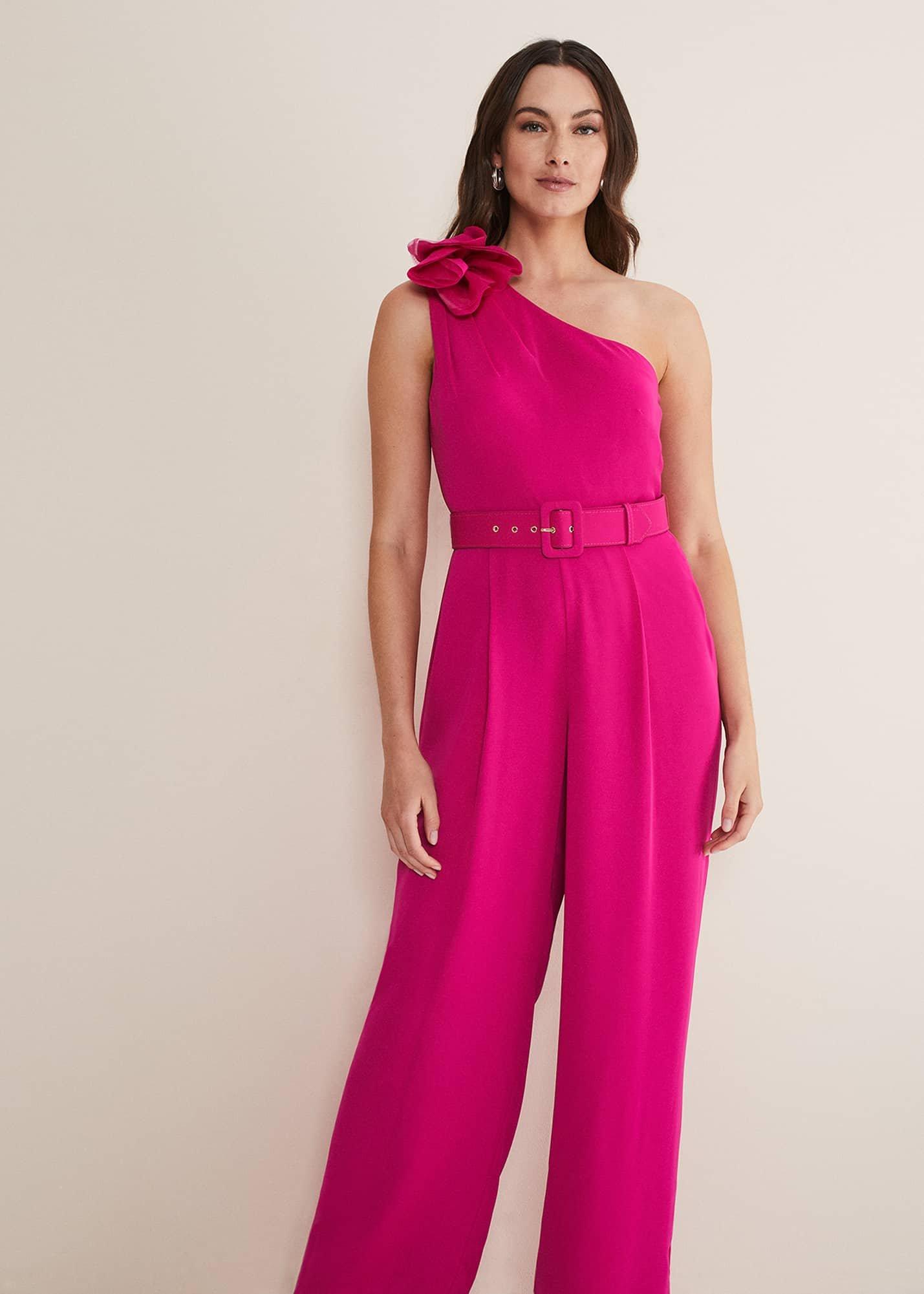 Luisa One Shoulder Jumpsuit