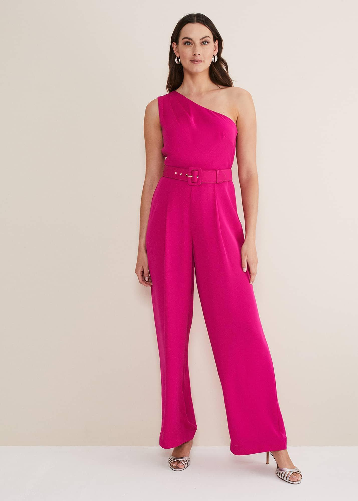 Luisa One Shoulder Jumpsuit