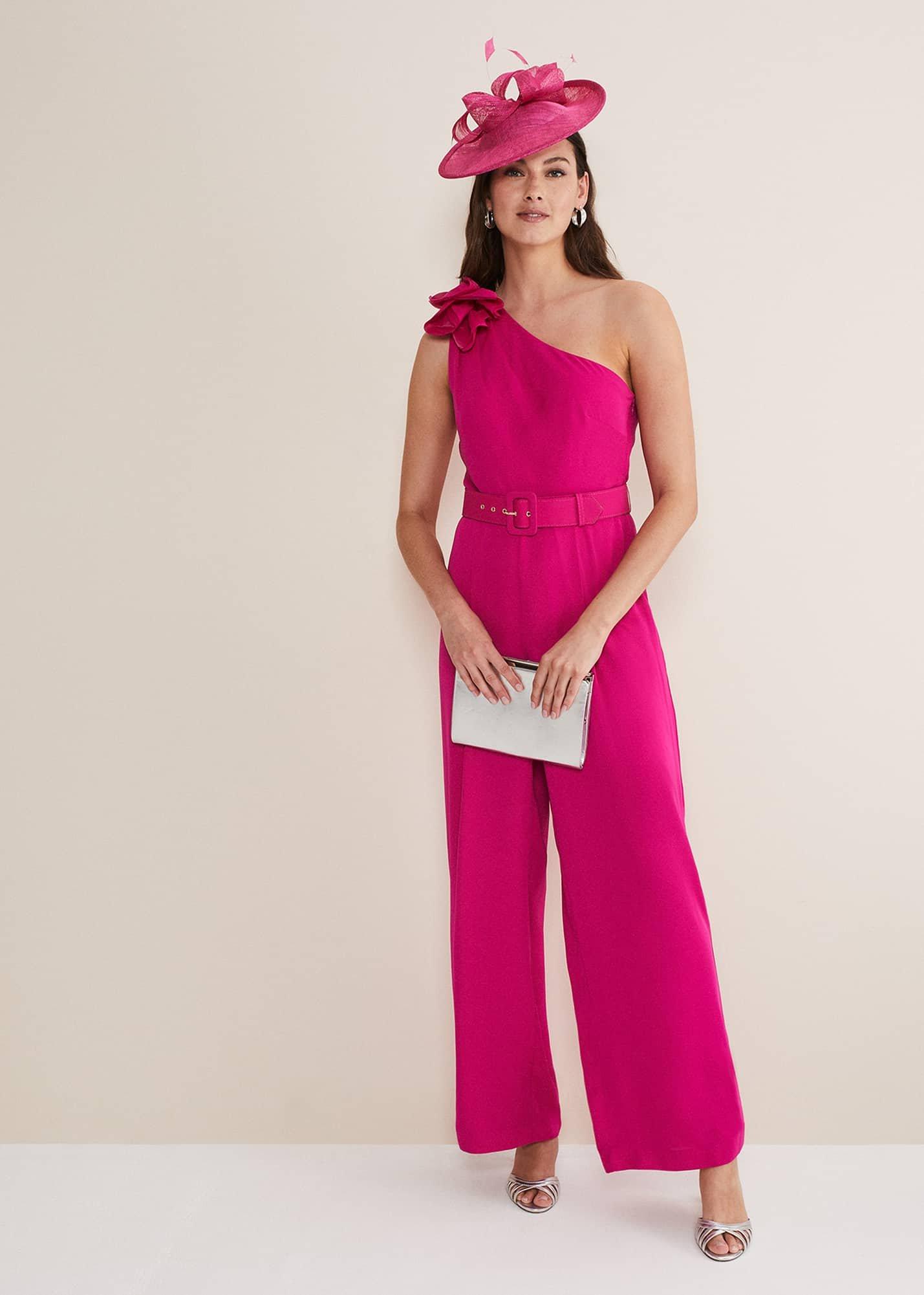Luisa One Shoulder Jumpsuit