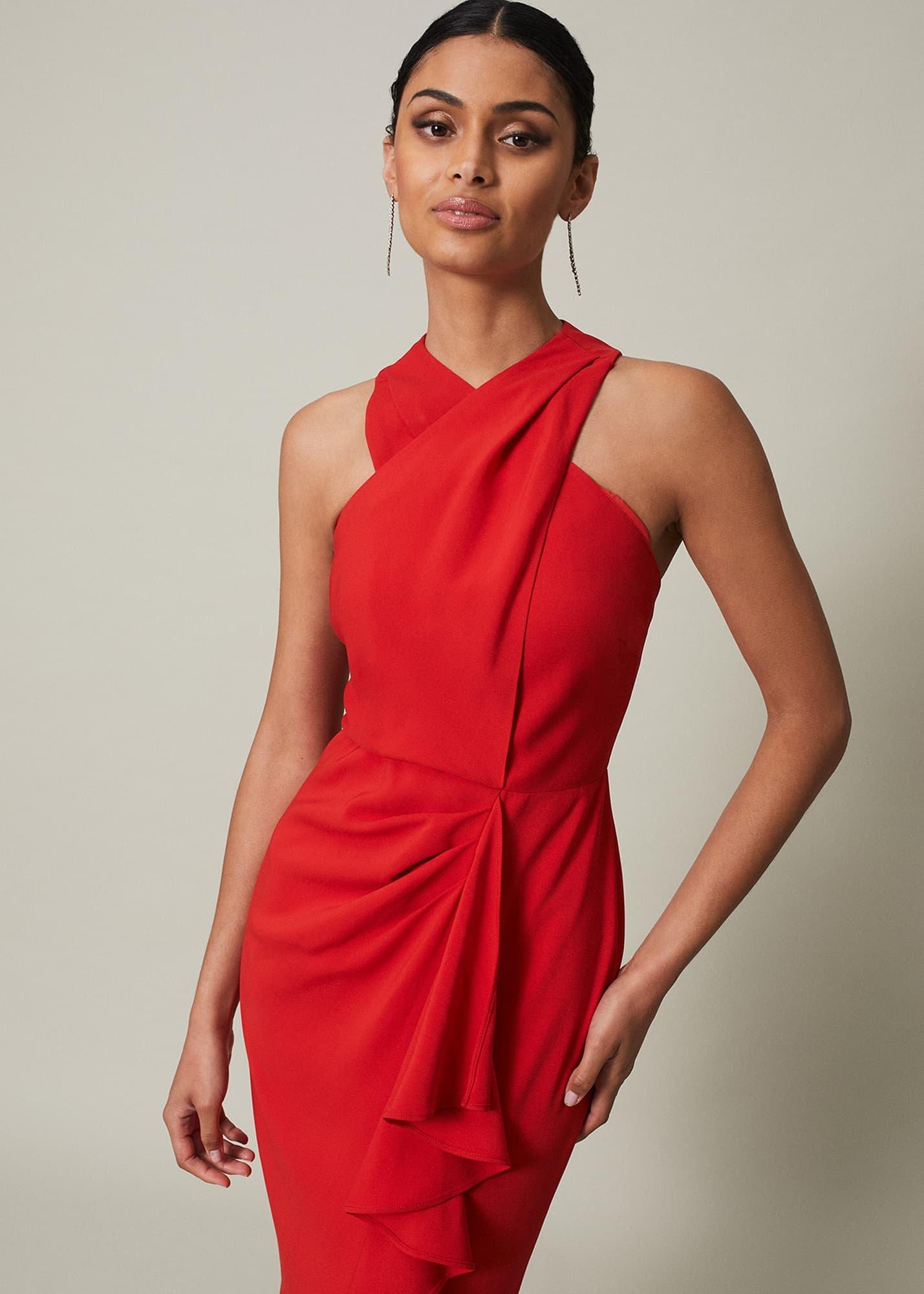 Pamela Ruffled Maxi Dress
