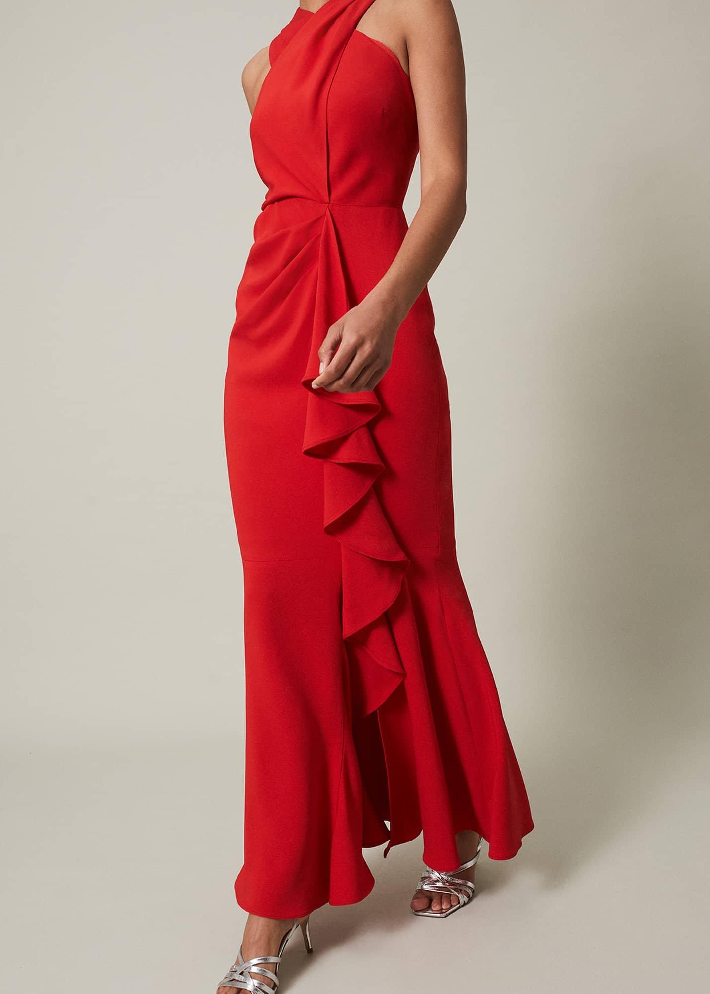 Pamela Ruffled Maxi Dress