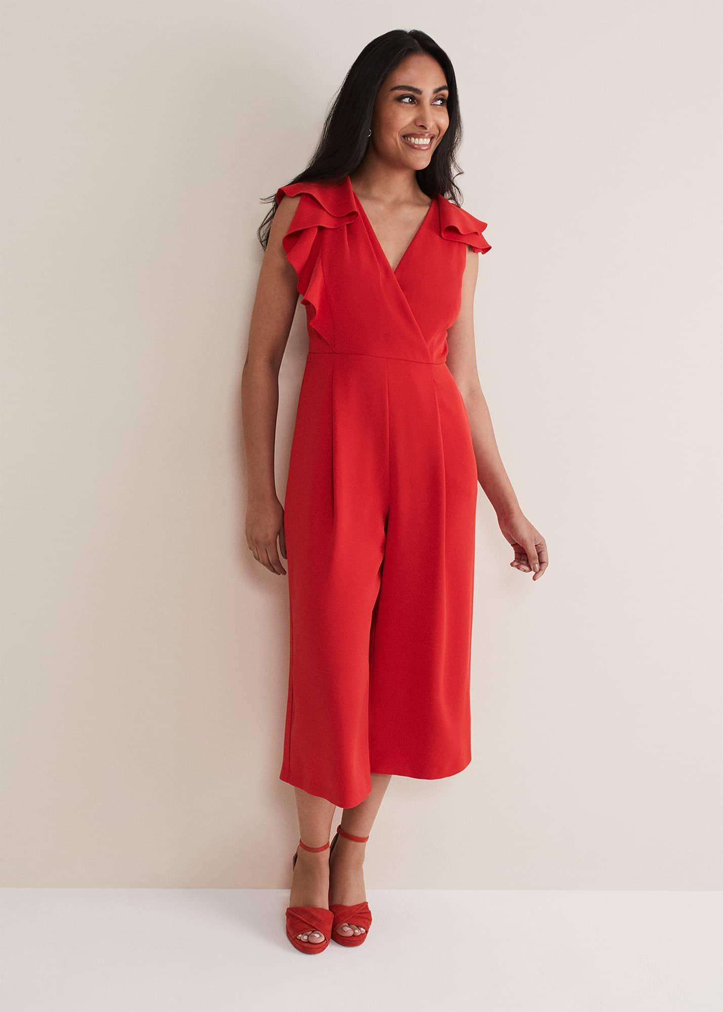 Petite Nicky Ruffle Jumpsuit