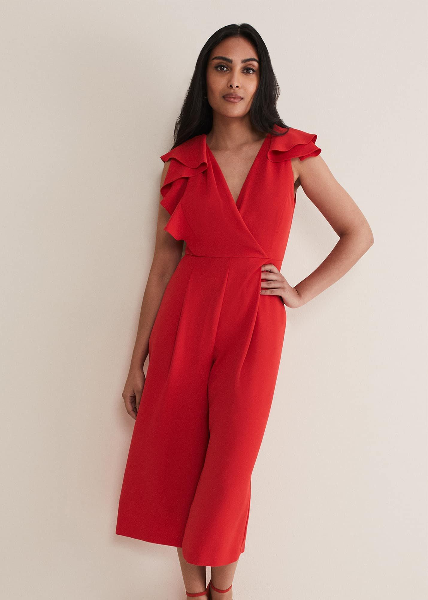 Petite Nicky Ruffle Jumpsuit