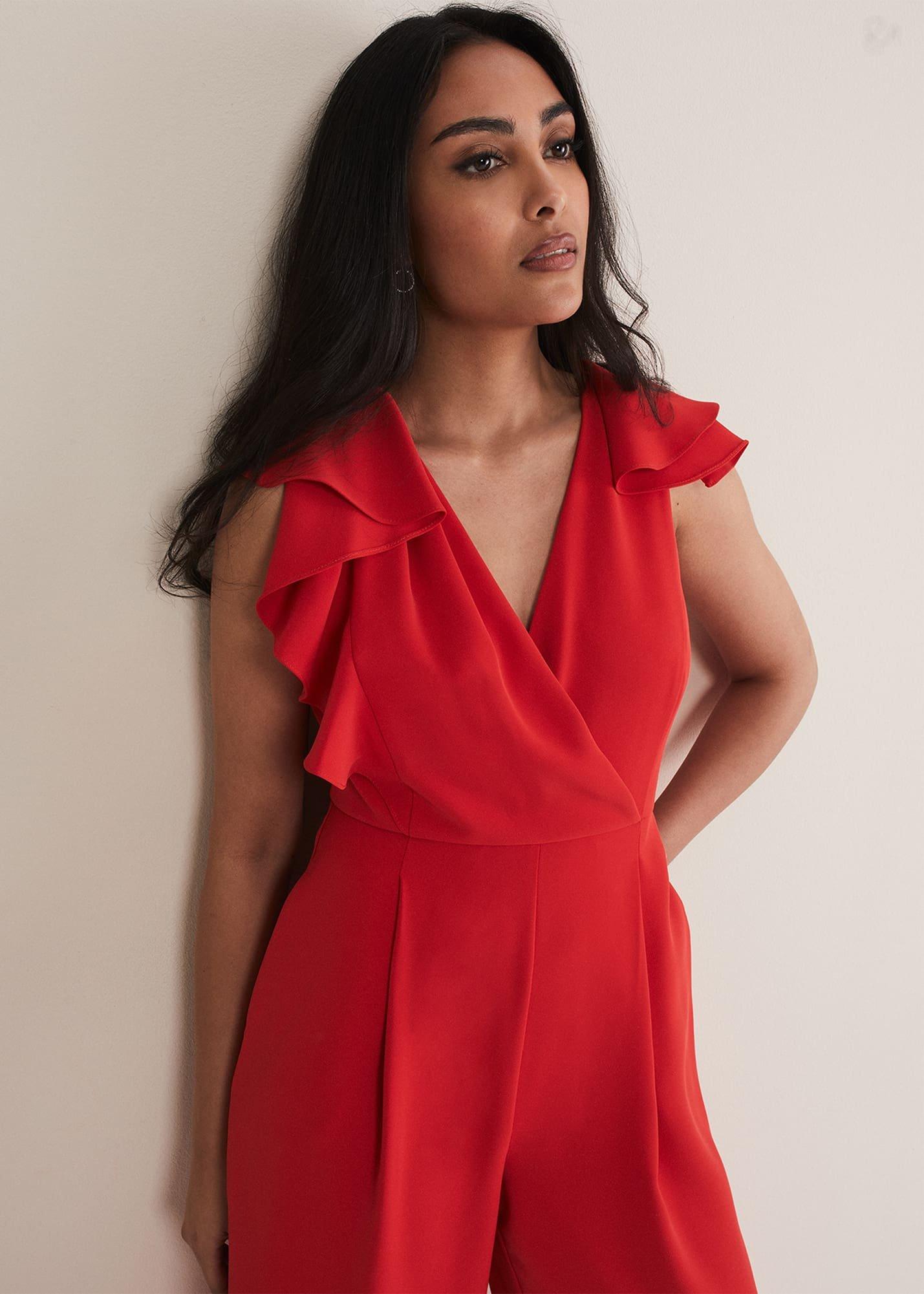 Petite Nicky Ruffle Jumpsuit