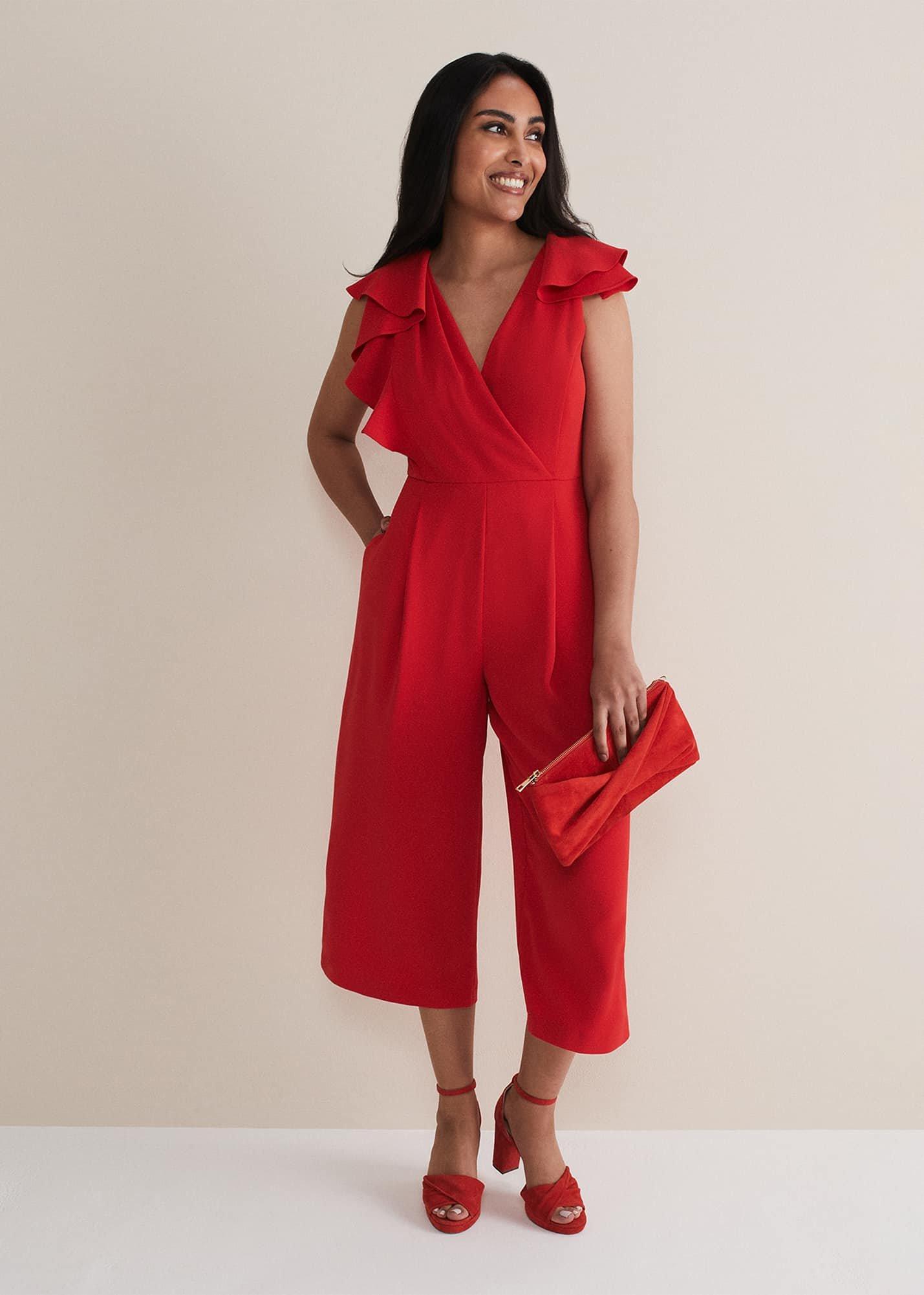Petite Nicky Ruffle Jumpsuit