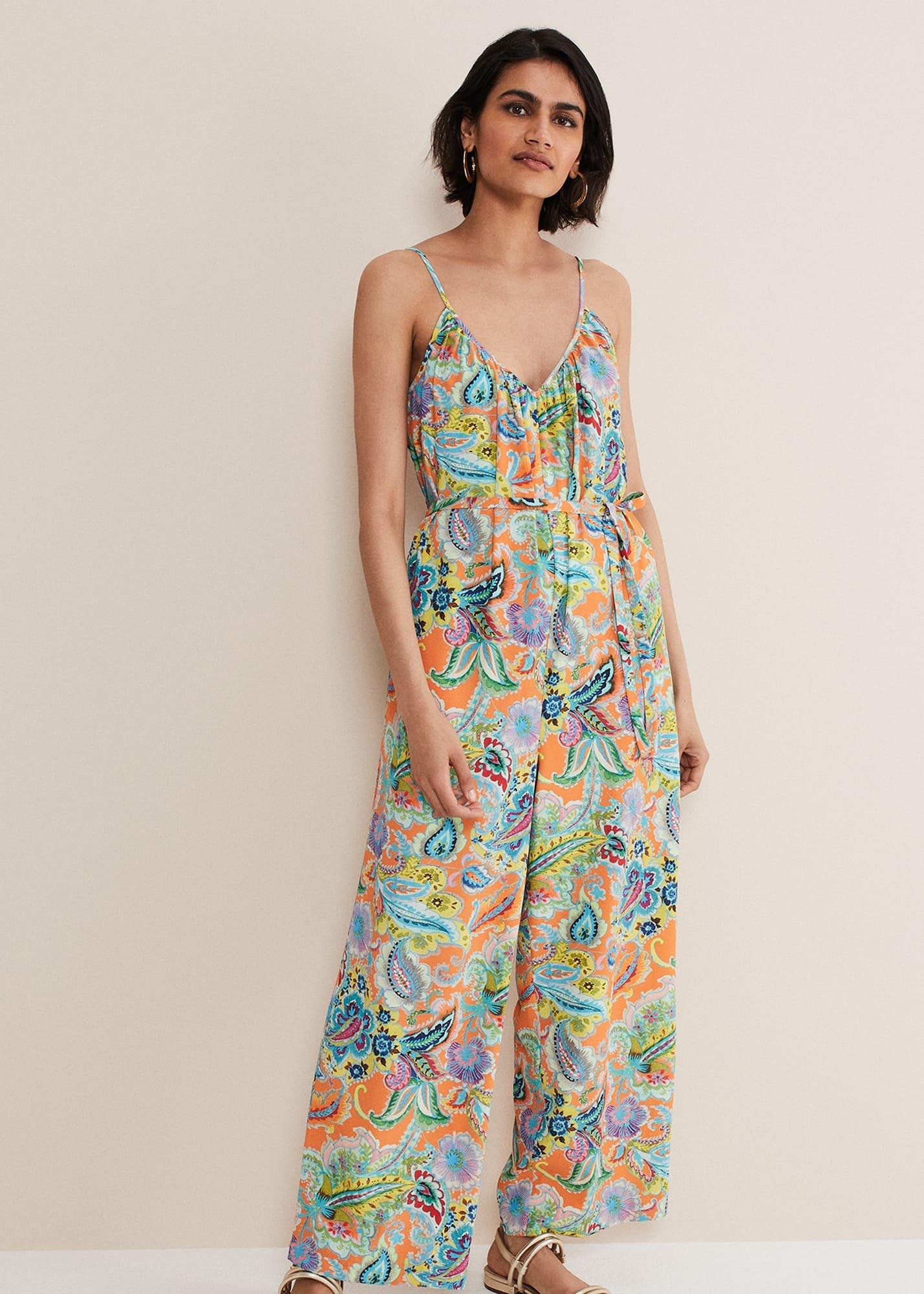 Lou Printed Paisley Boilersuit