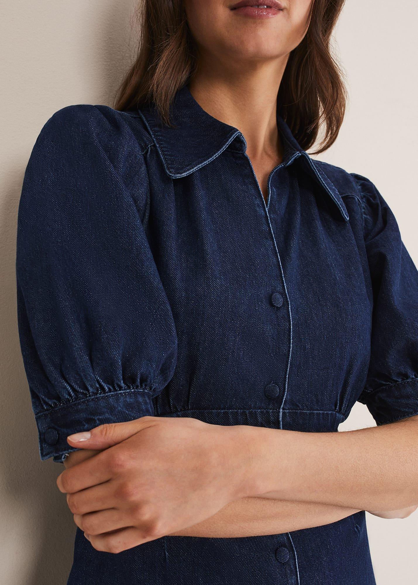 Cosette Denim Midaxi Dress