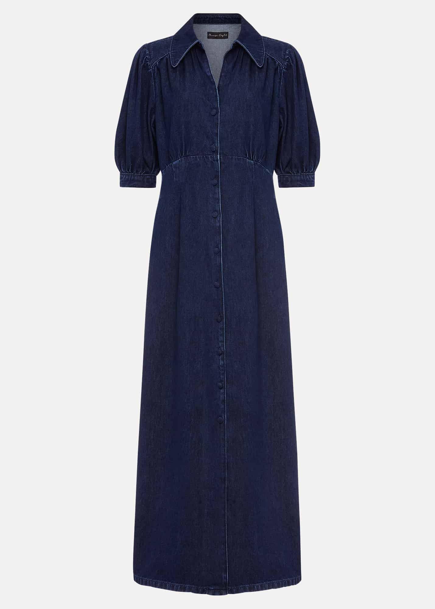 Cosette Denim Midaxi Dress