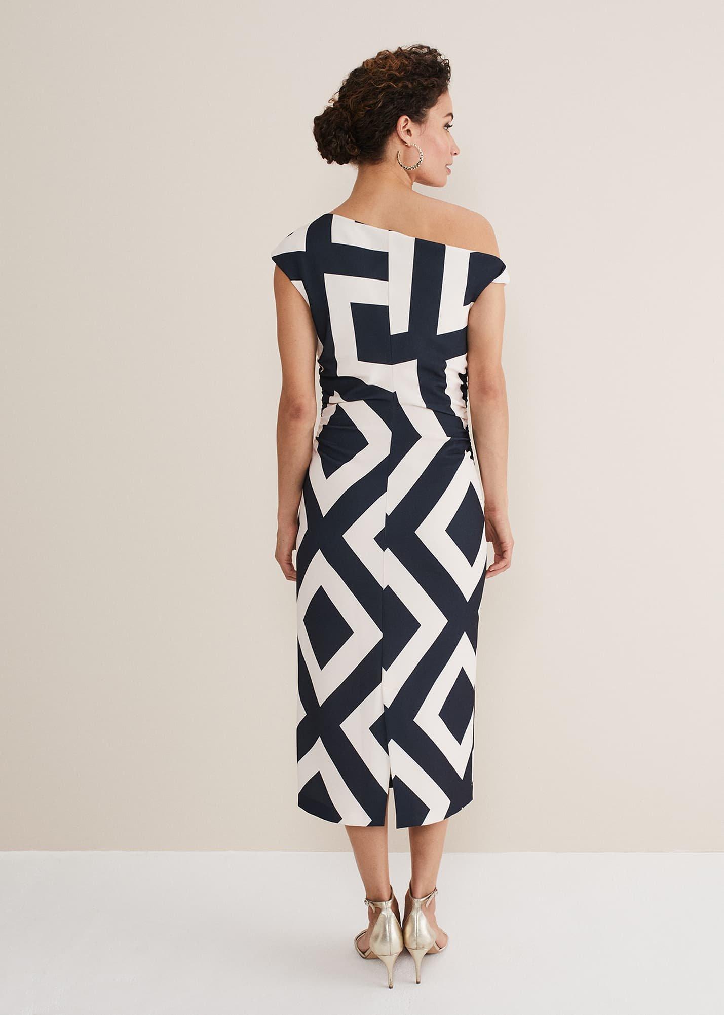 Posy Geo Fitted Dress