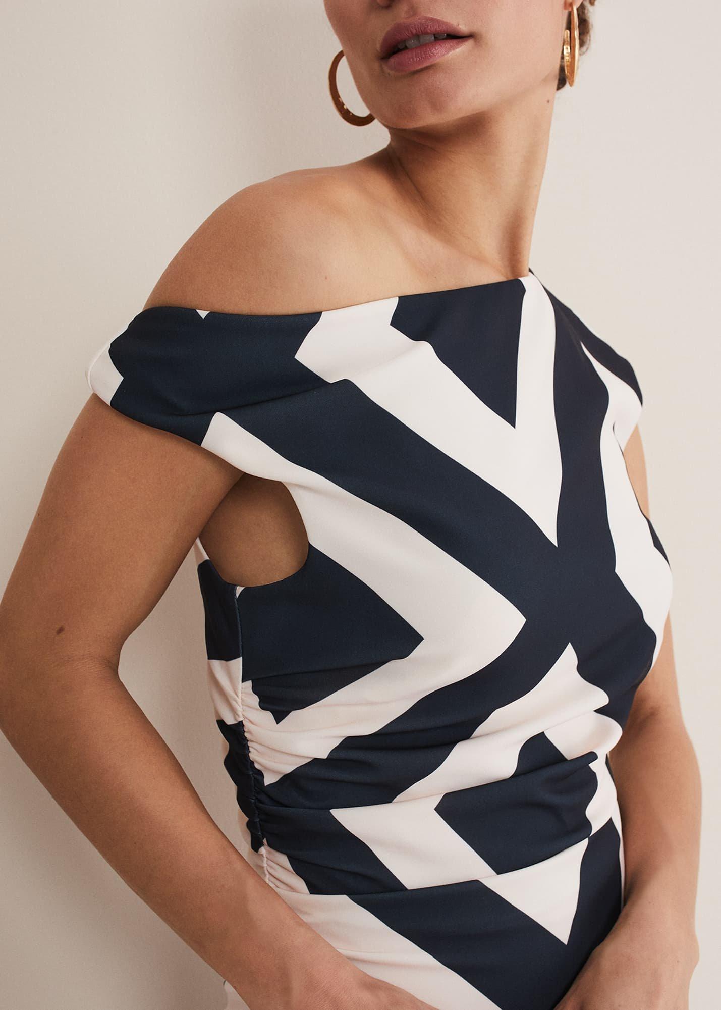 Posy Geo Fitted Dress