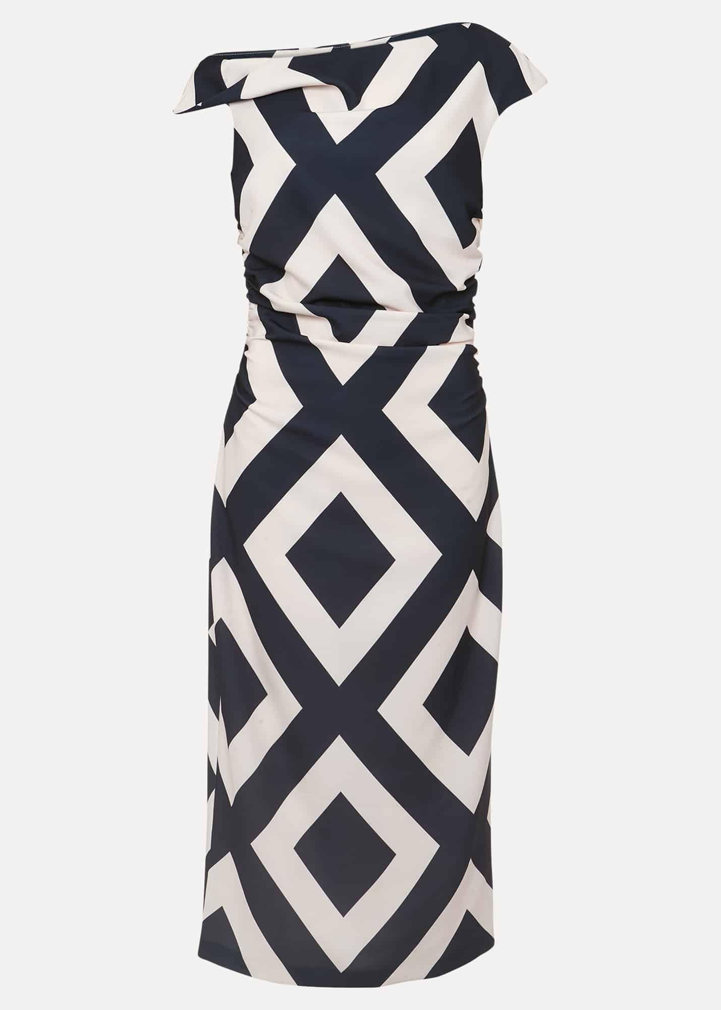 Posy Geo Fitted Dress