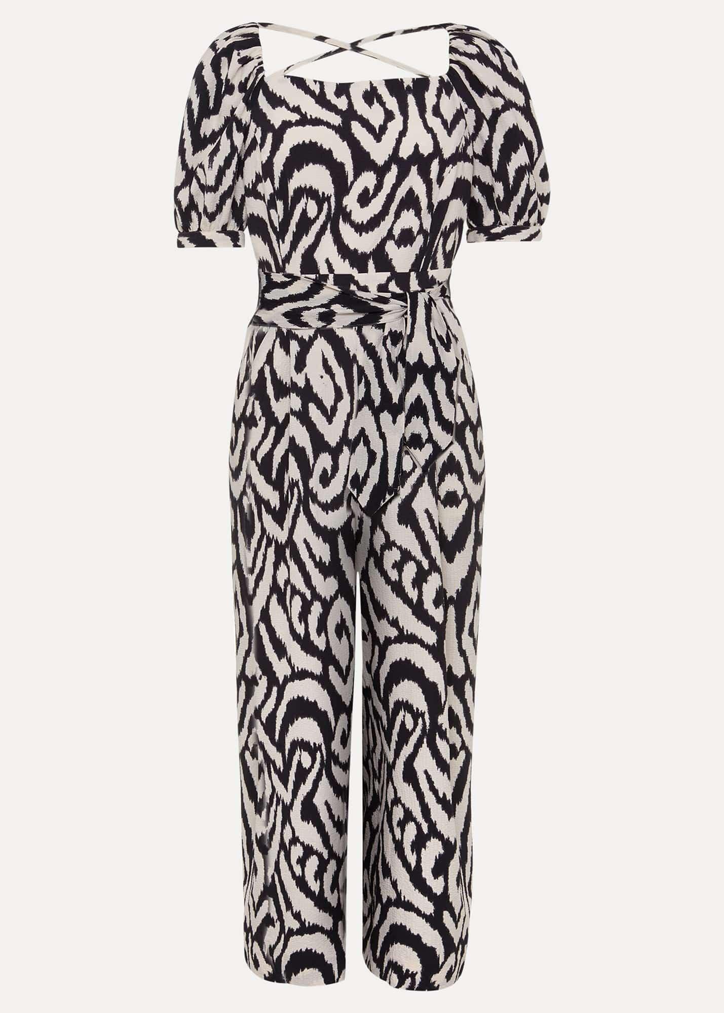 Sara Ikat Wide Leg Jumpsuit