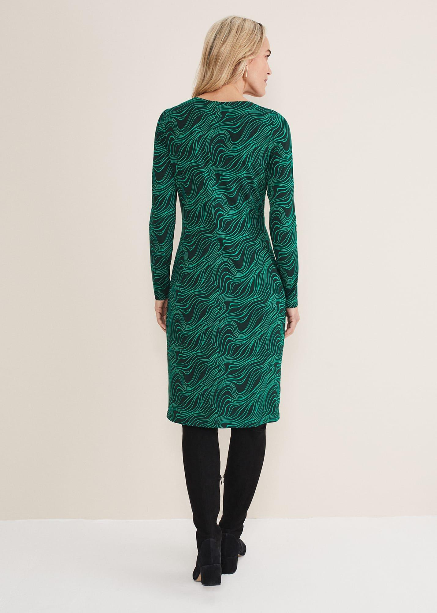 Ally Swirl Midi Dress