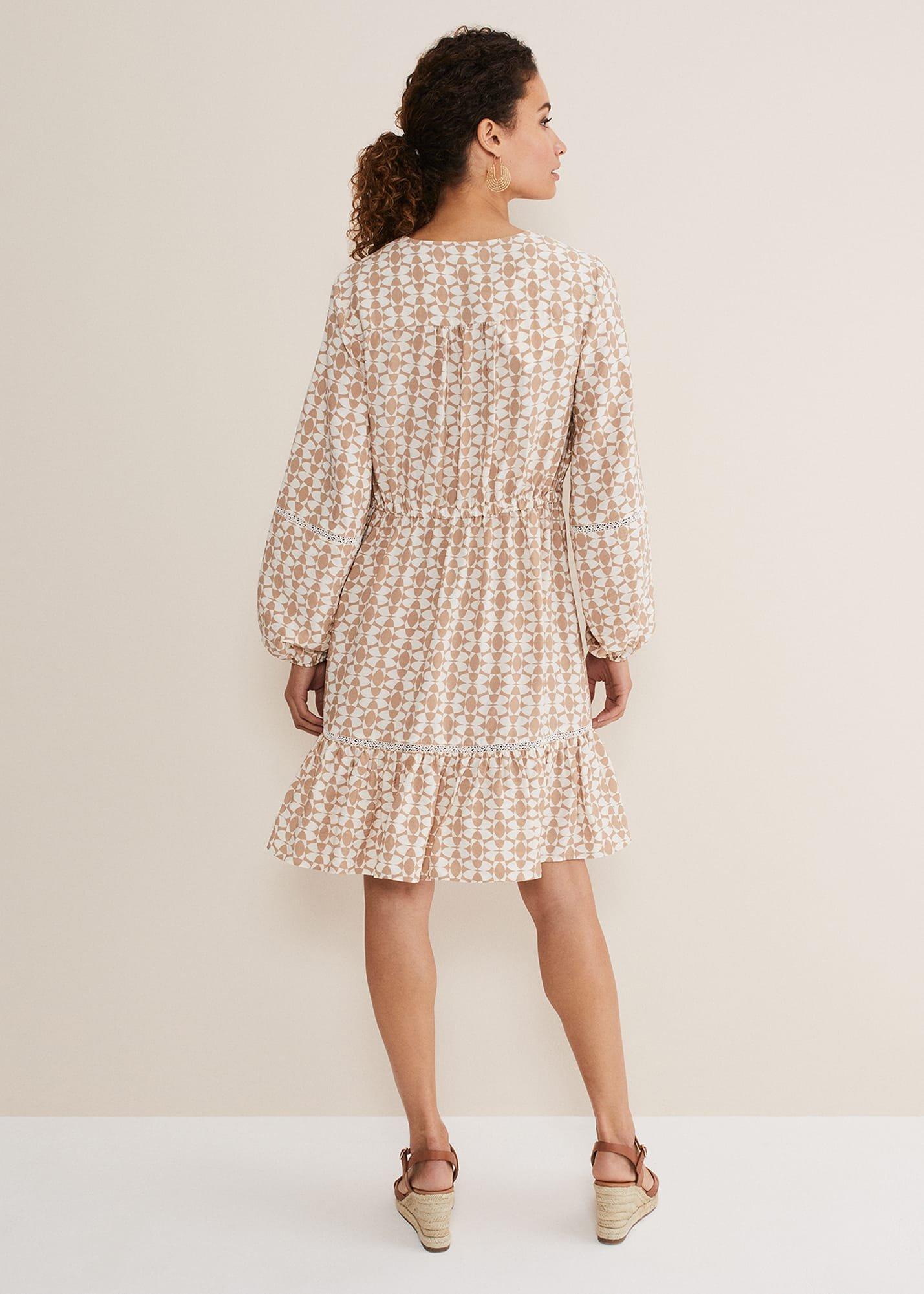 Kesia Geo Swing Mini Dress