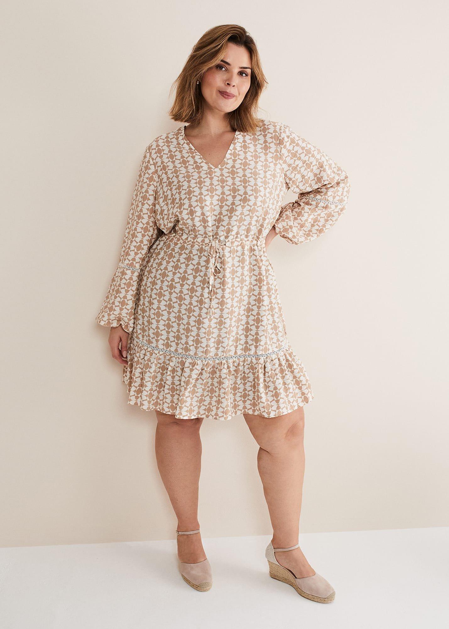 Kesia Geo Swing Mini Dress