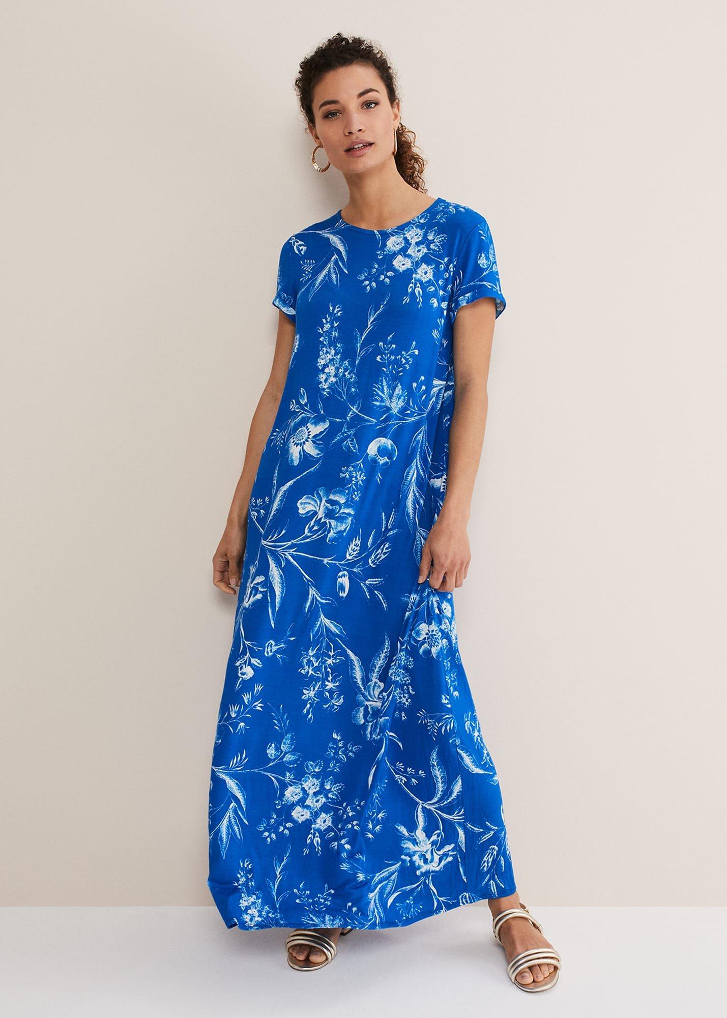 Roxanna Floral T-Shirt Maxi Dress