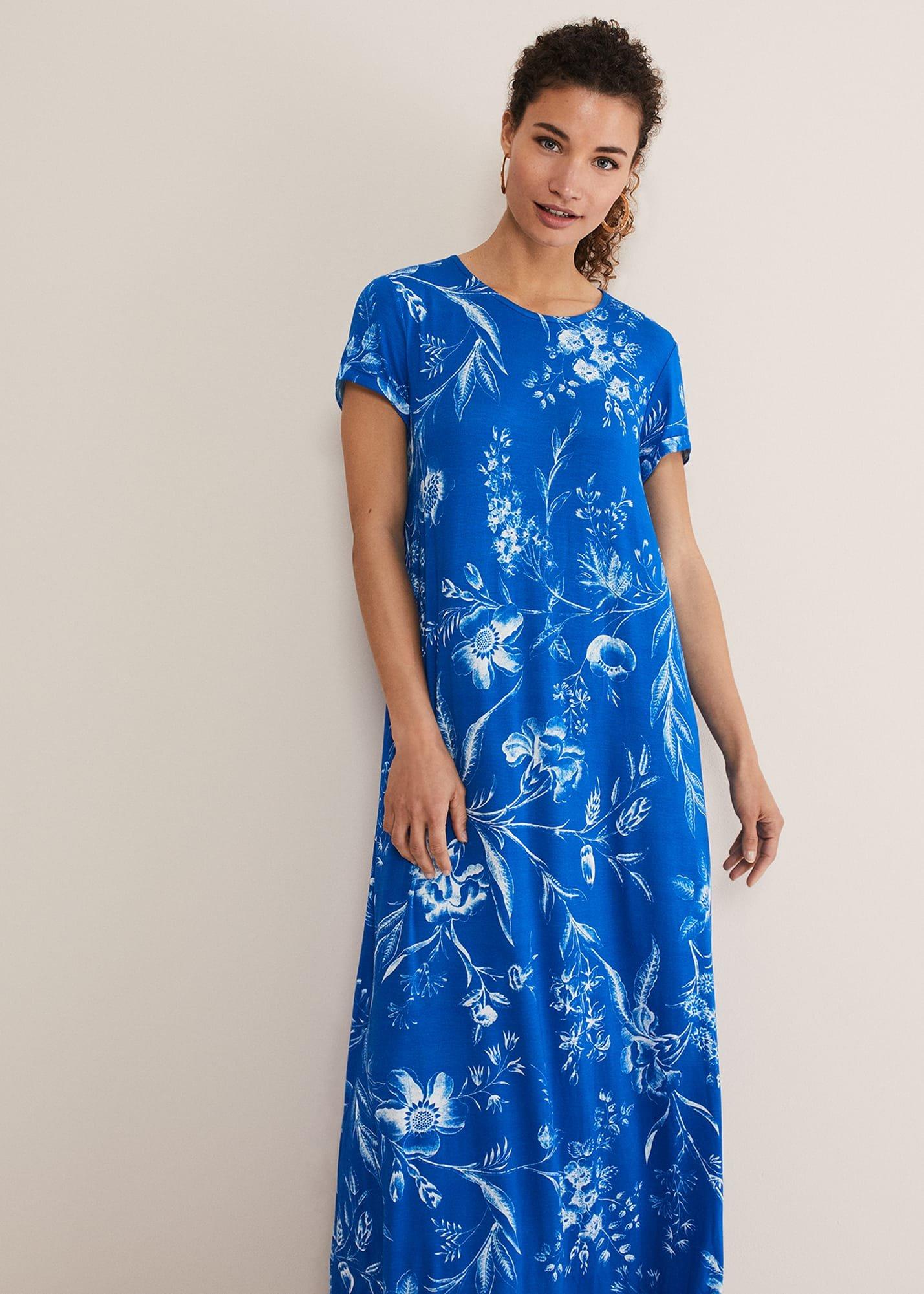 Roxanna Floral T-Shirt Maxi Dress