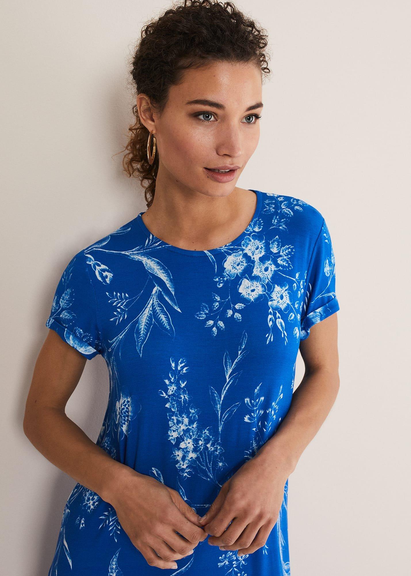 Roxanna Floral T-Shirt Maxi Dress