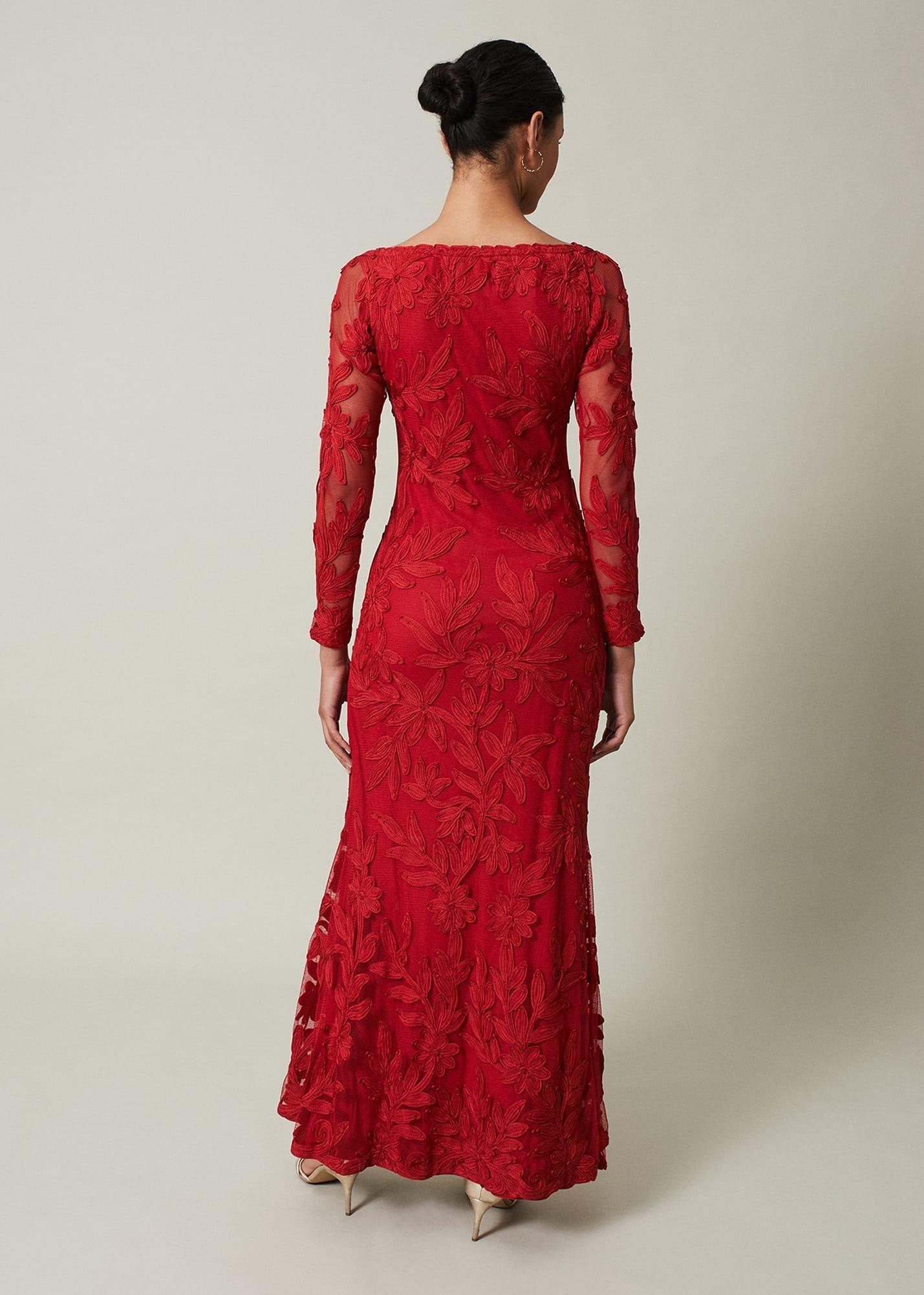 Alicia Tapework Maxi Dress