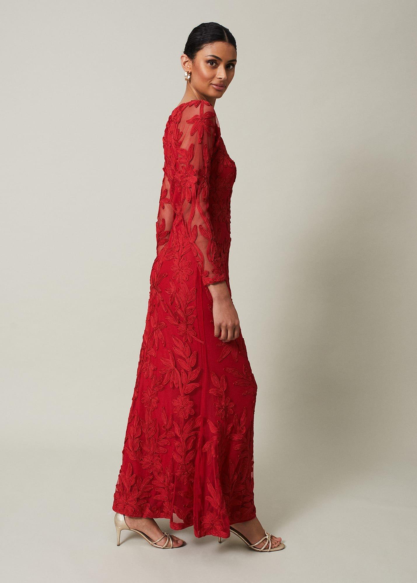 Alicia Tapework Maxi Dress