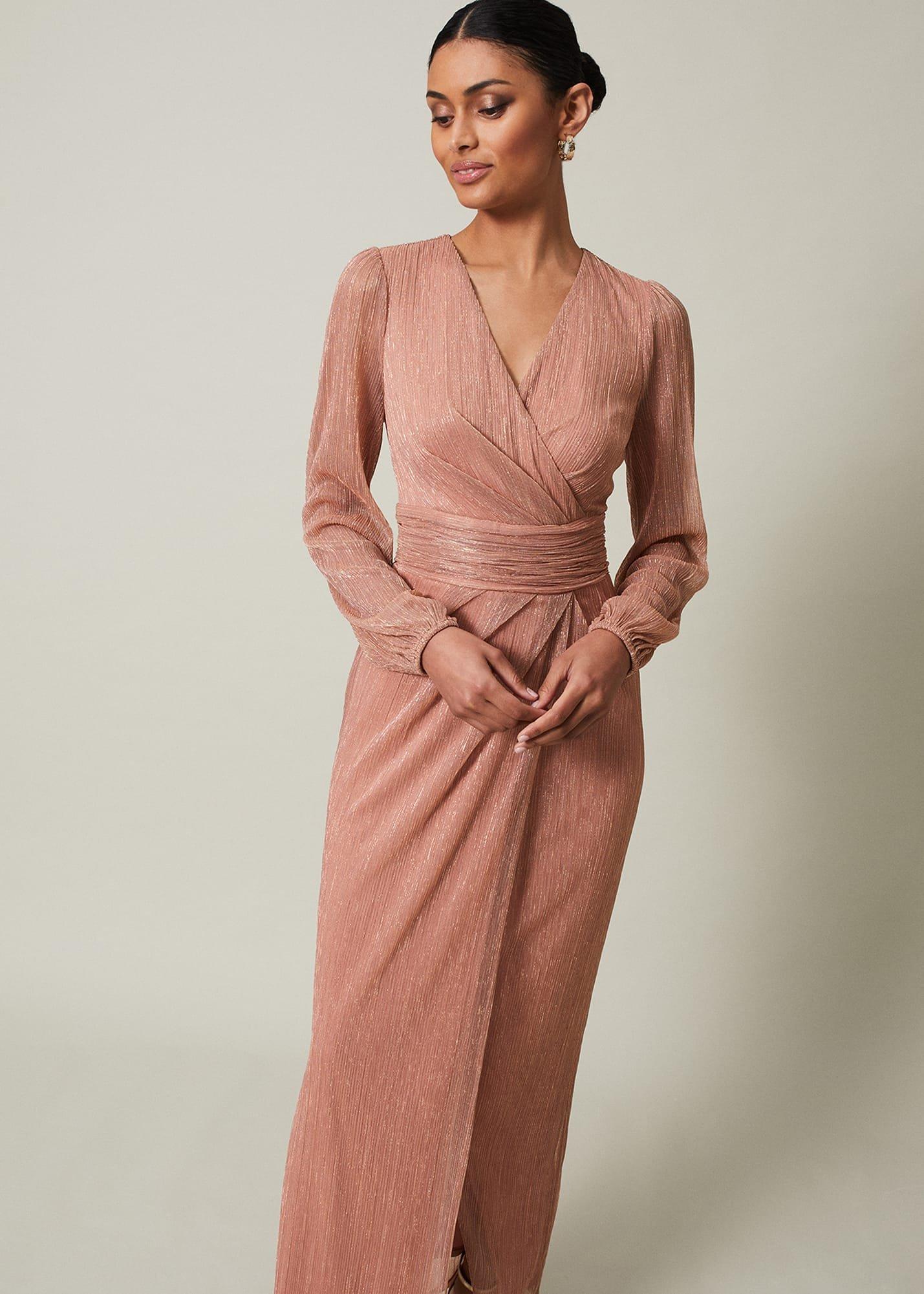 Brielle Shimmer Maxi Dress
