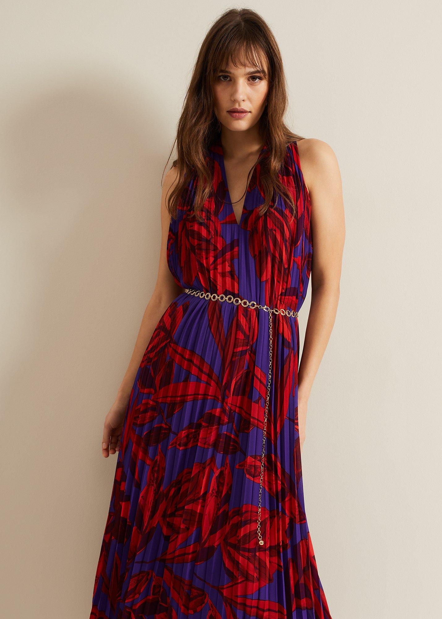 Adelaide Pleated Midaxi Dress