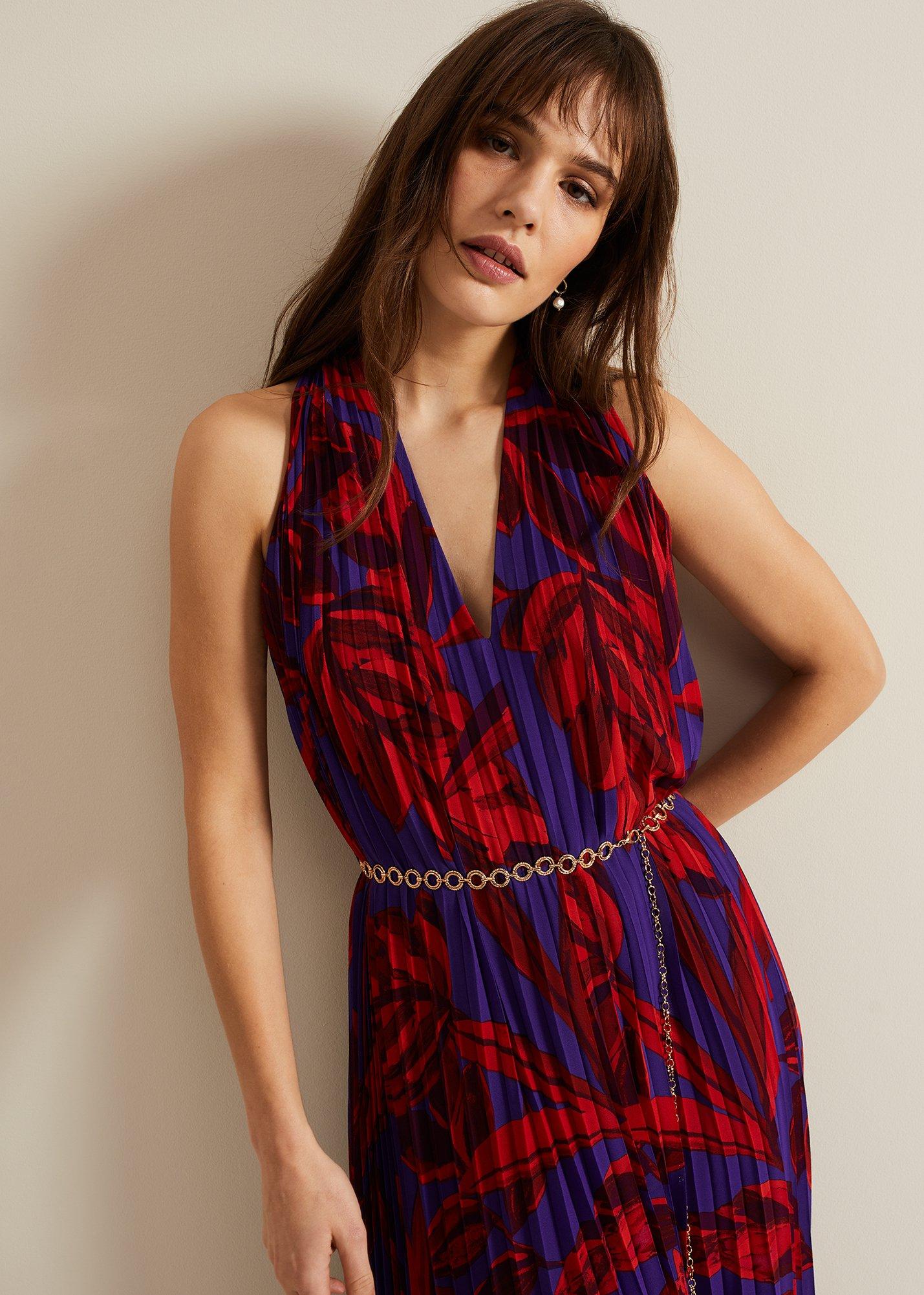 Adelaide Pleated Midaxi Dress
