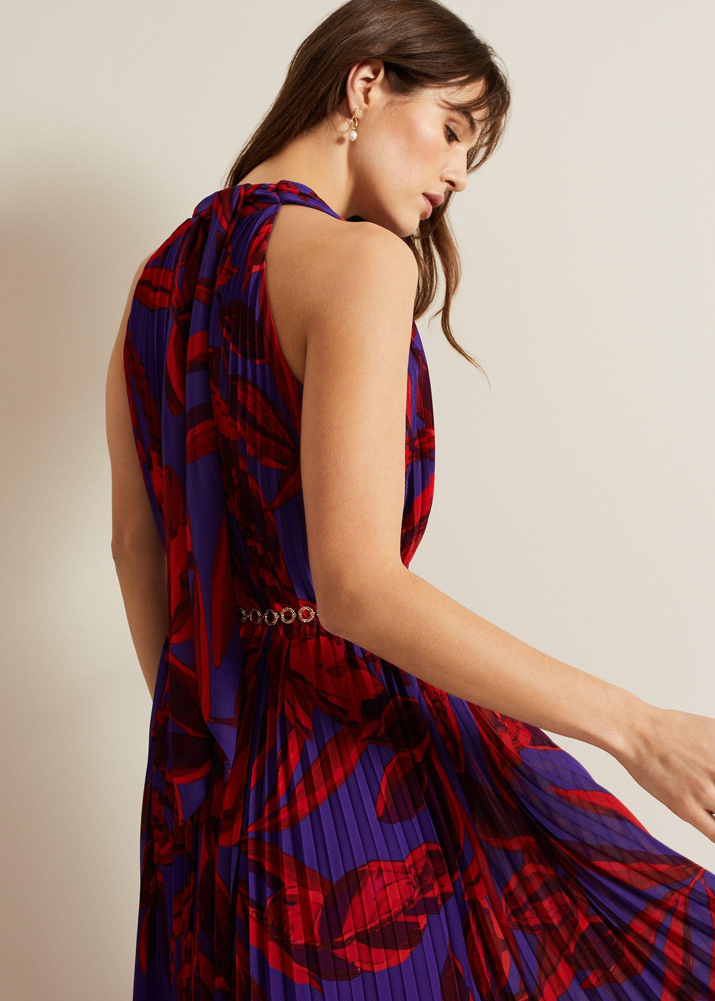 Adelaide Pleated Midaxi Dress