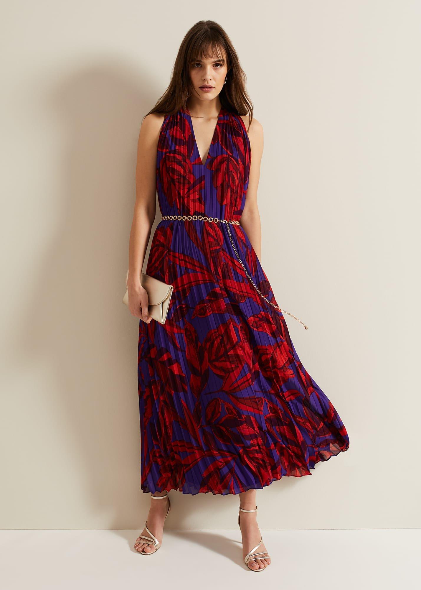Adelaide Pleated Midaxi Dress