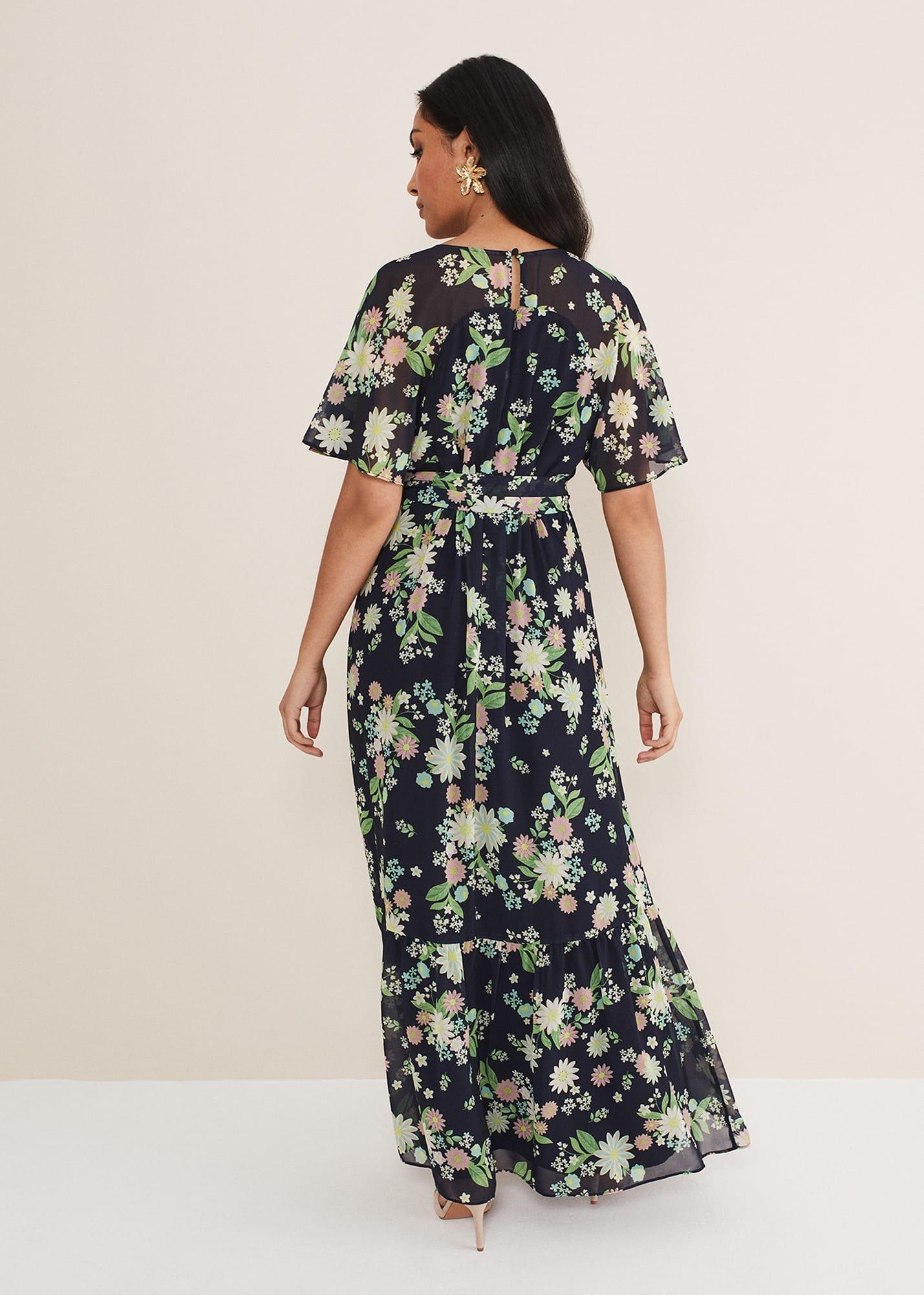 Petite Georgie Floral Tiered Maxi Dress