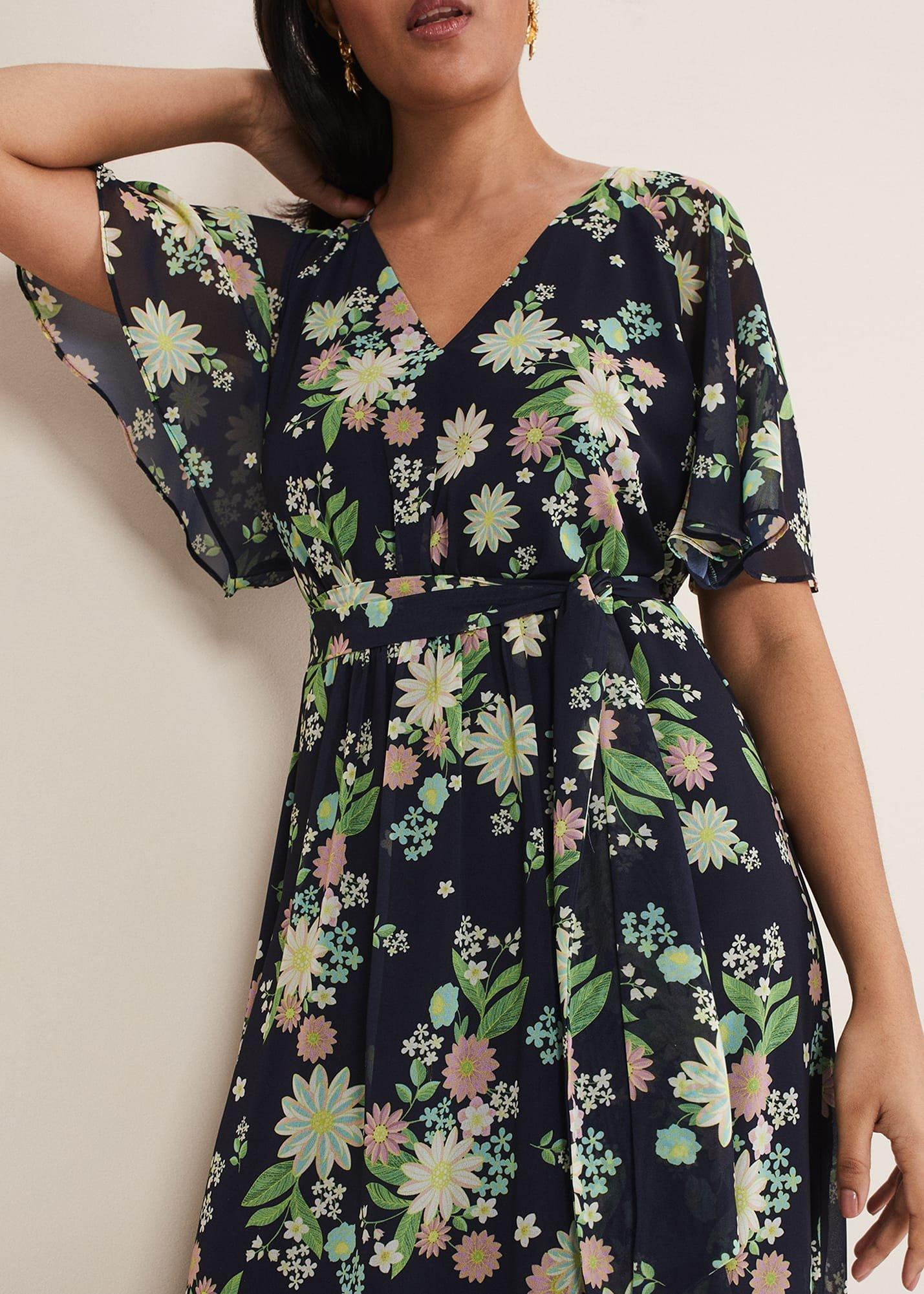 Petite Georgie Floral Tiered Maxi Dress