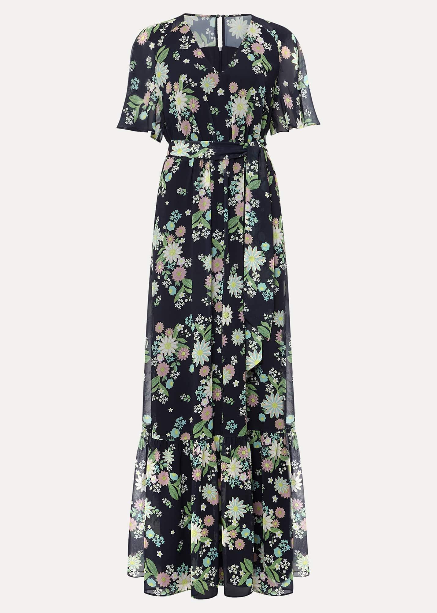 Petite Georgie Floral Tiered Maxi Dress