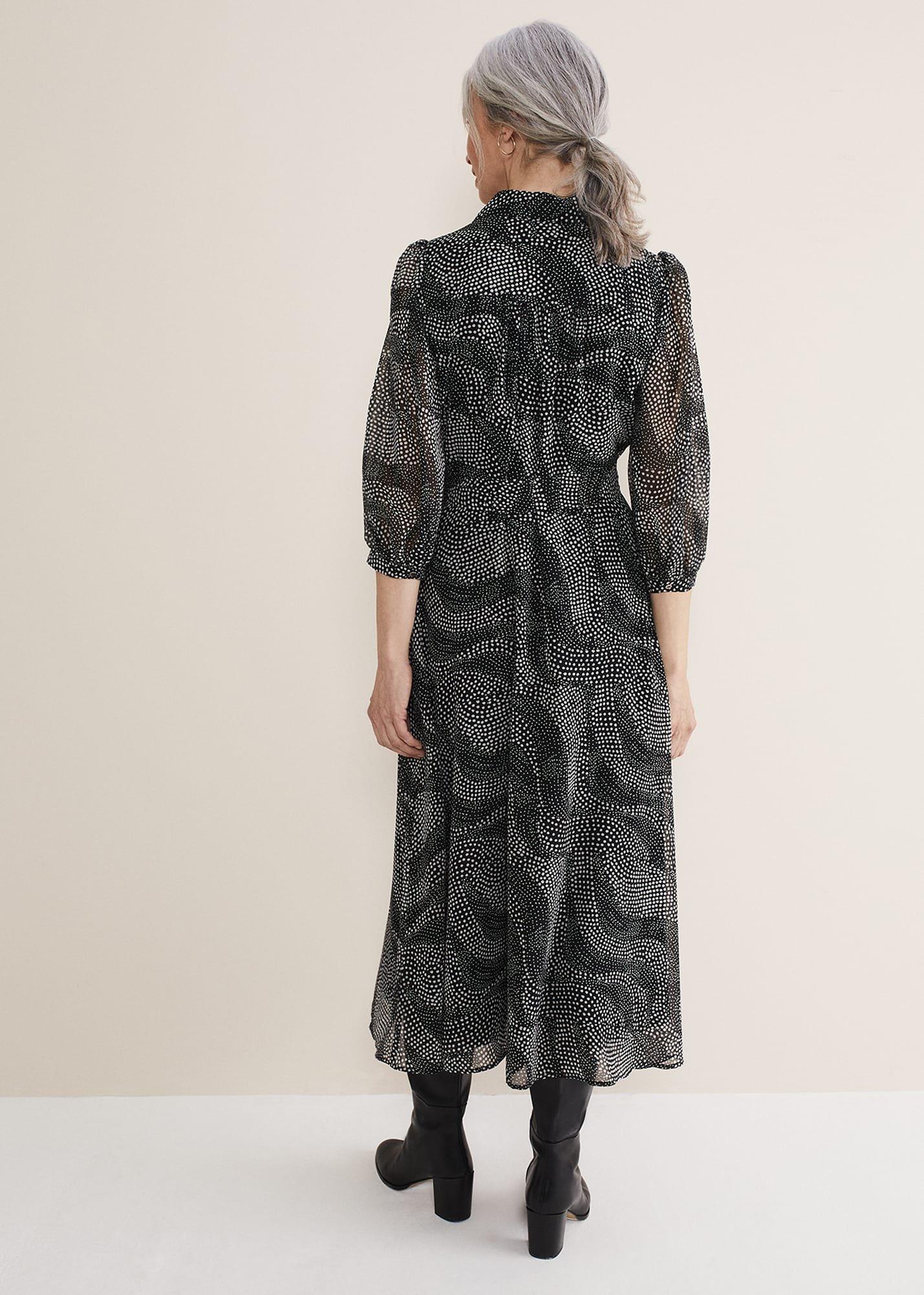 Miriam Chiffon Shirt Midi Dress