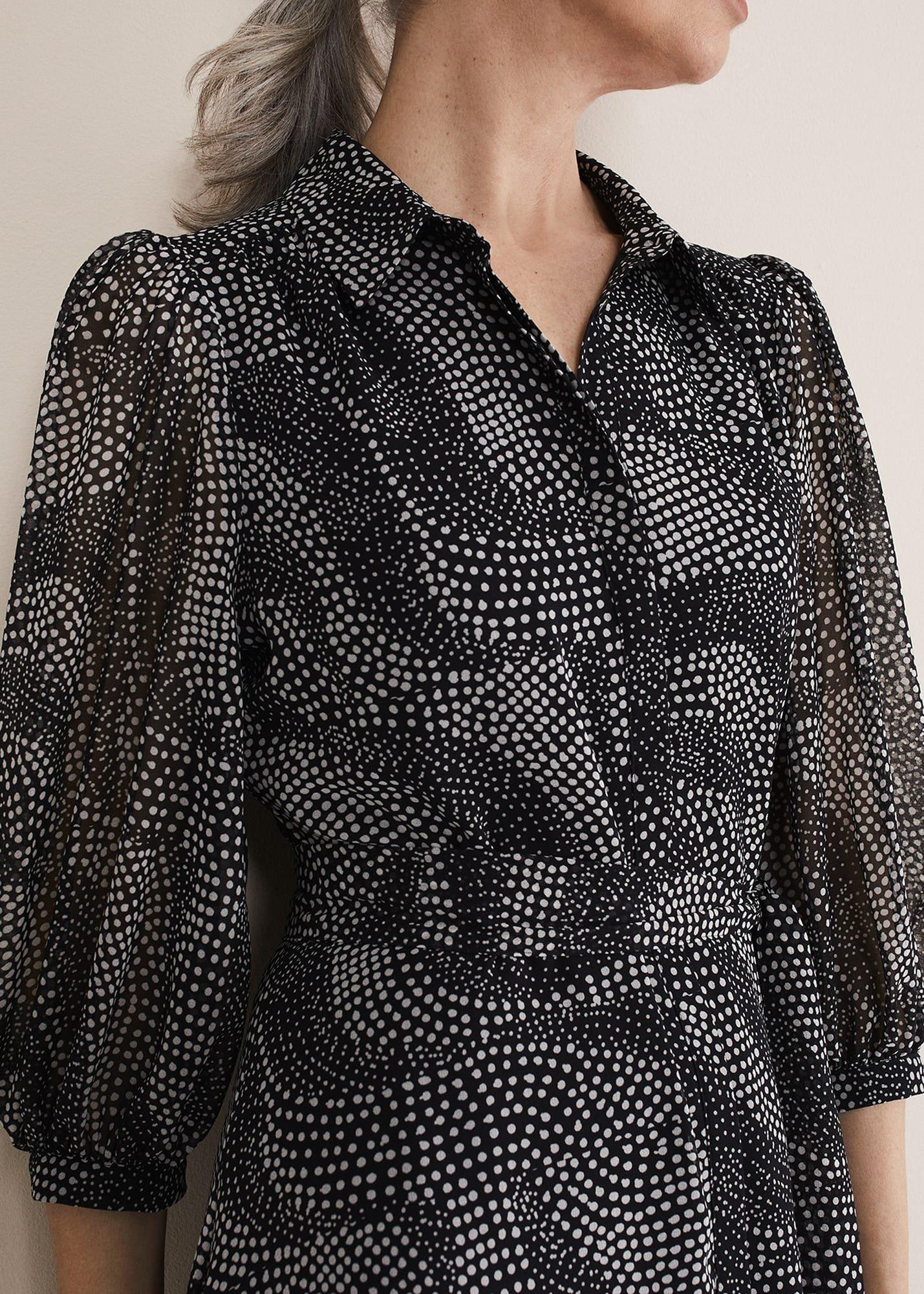 Miriam Chiffon Shirt Midi Dress