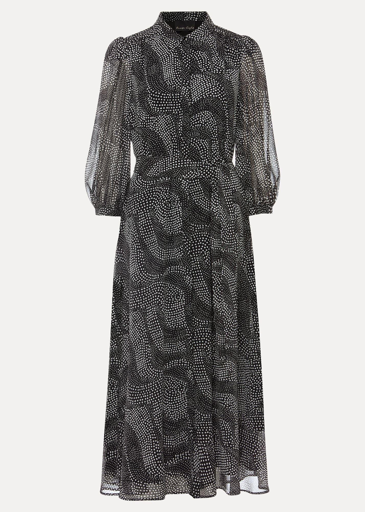 Miriam Chiffon Shirt Midi Dress
