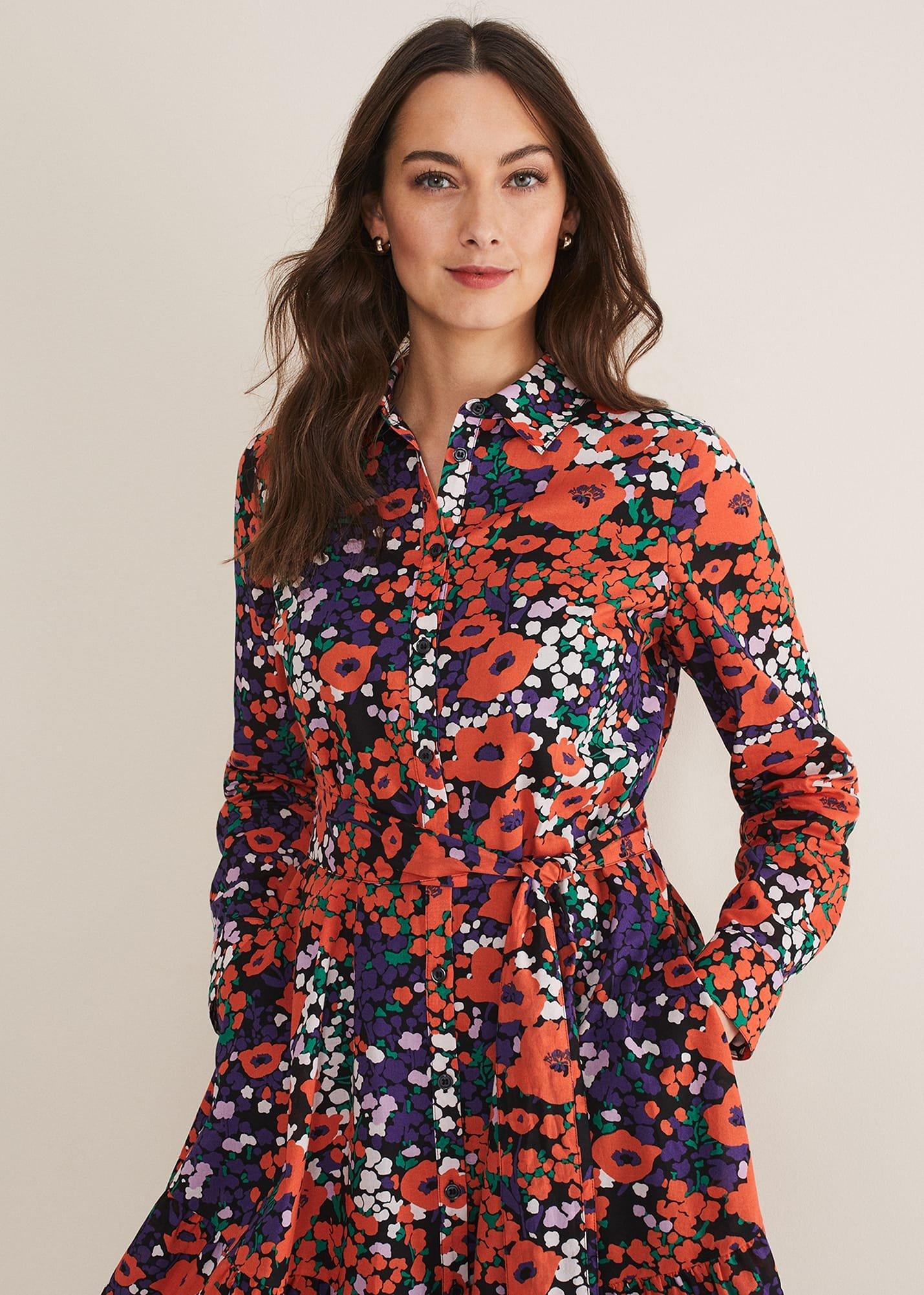 Kerri Cotton Floral Mini Dress