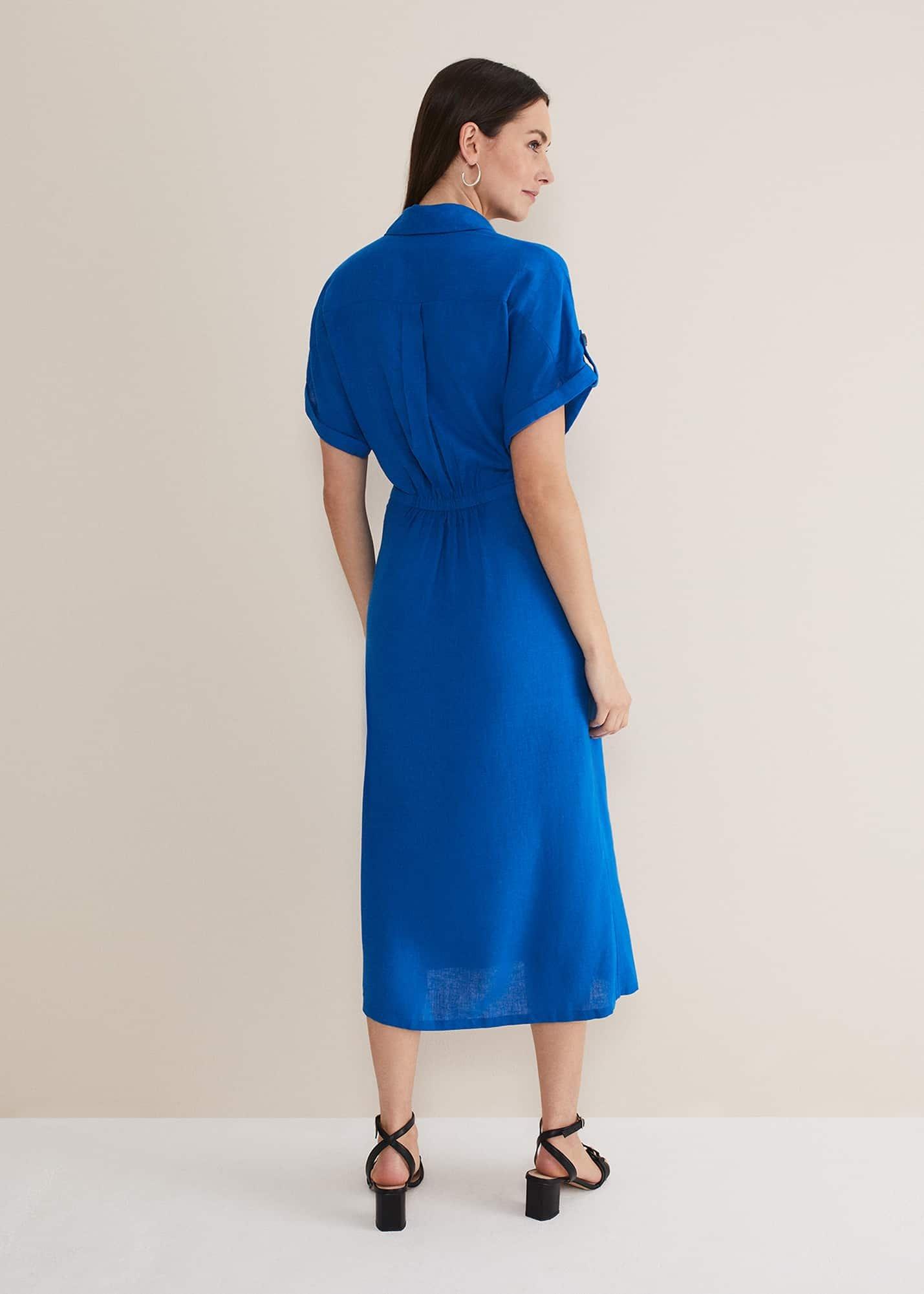 Yasse Linen Shirt Dress