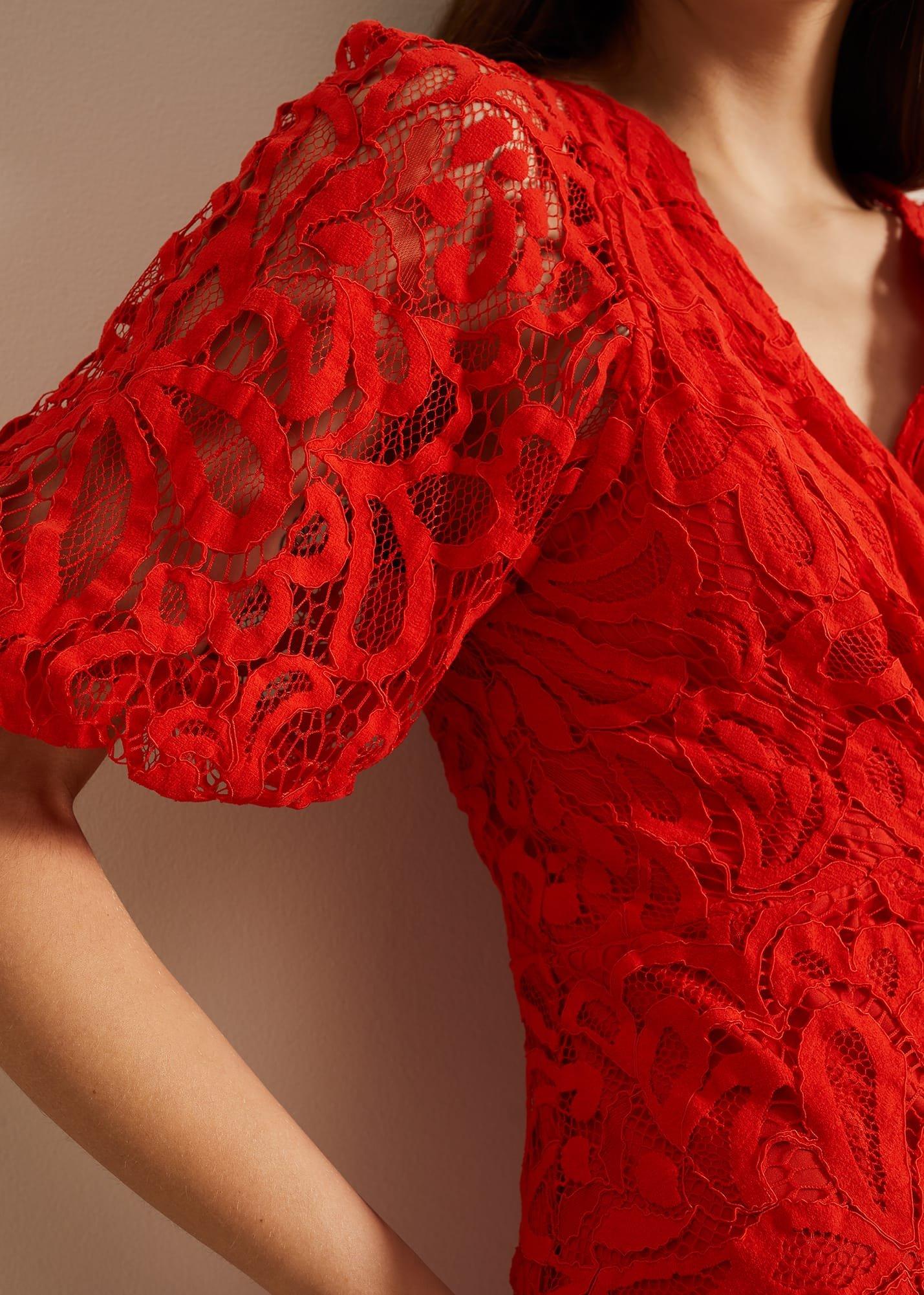 Senna Lace Midi Dress