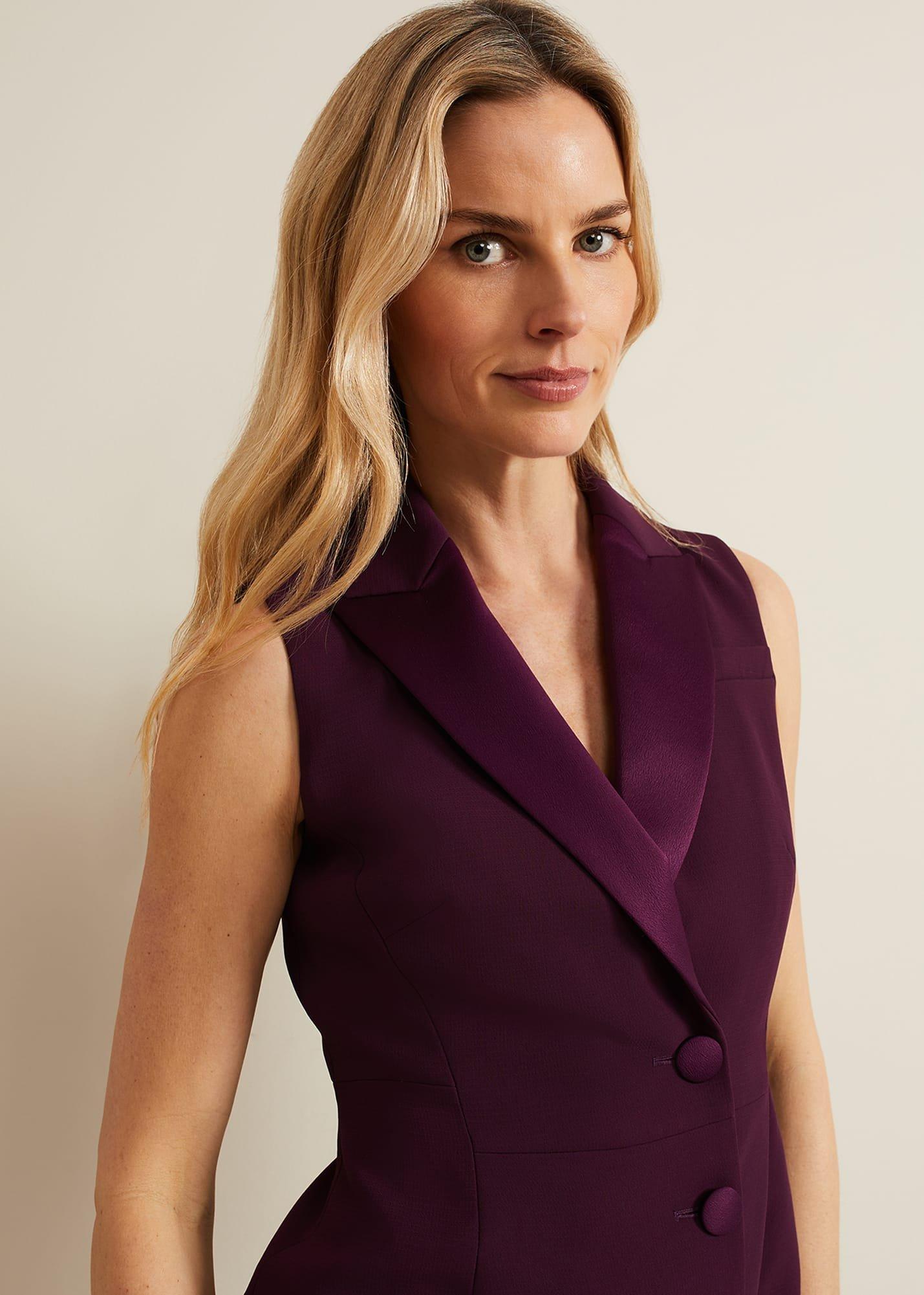 Lolicia Sleeveless Tux Dress