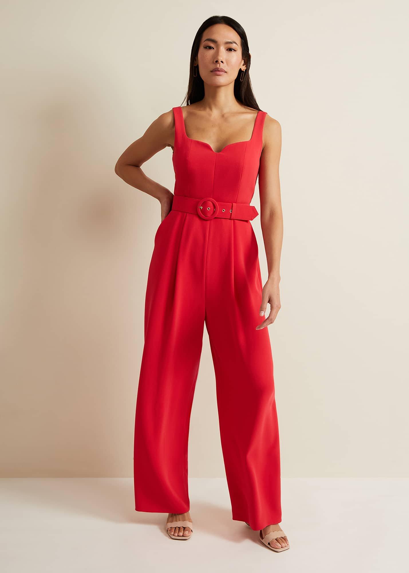 Charlize Belted Jumpsuit