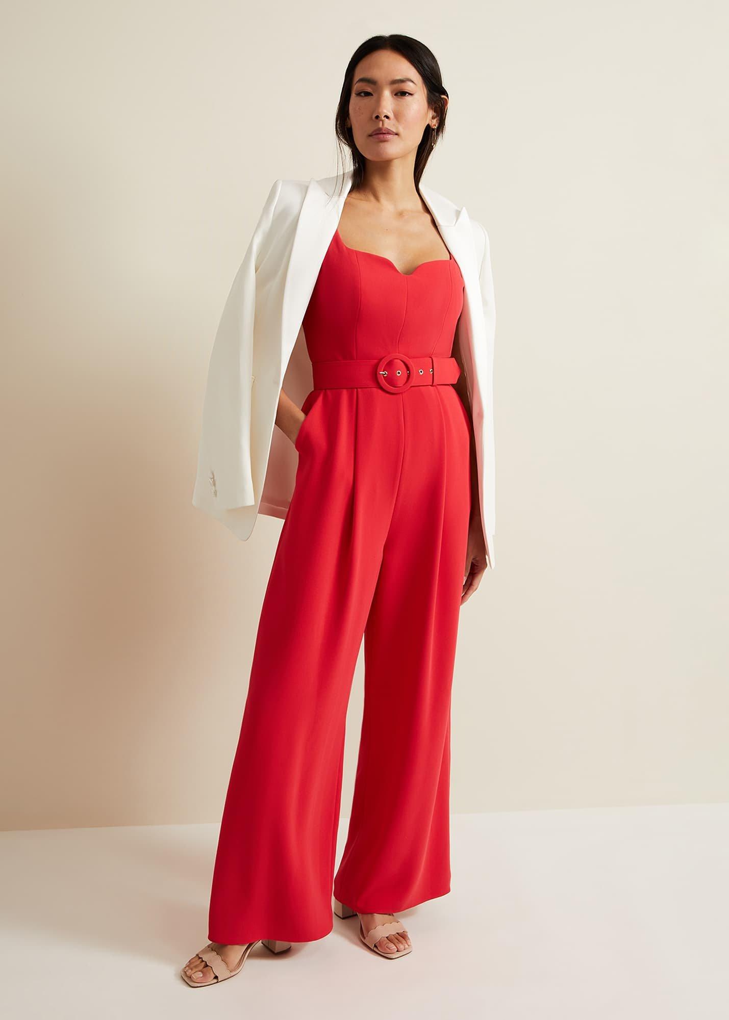 Charlize Belted Jumpsuit