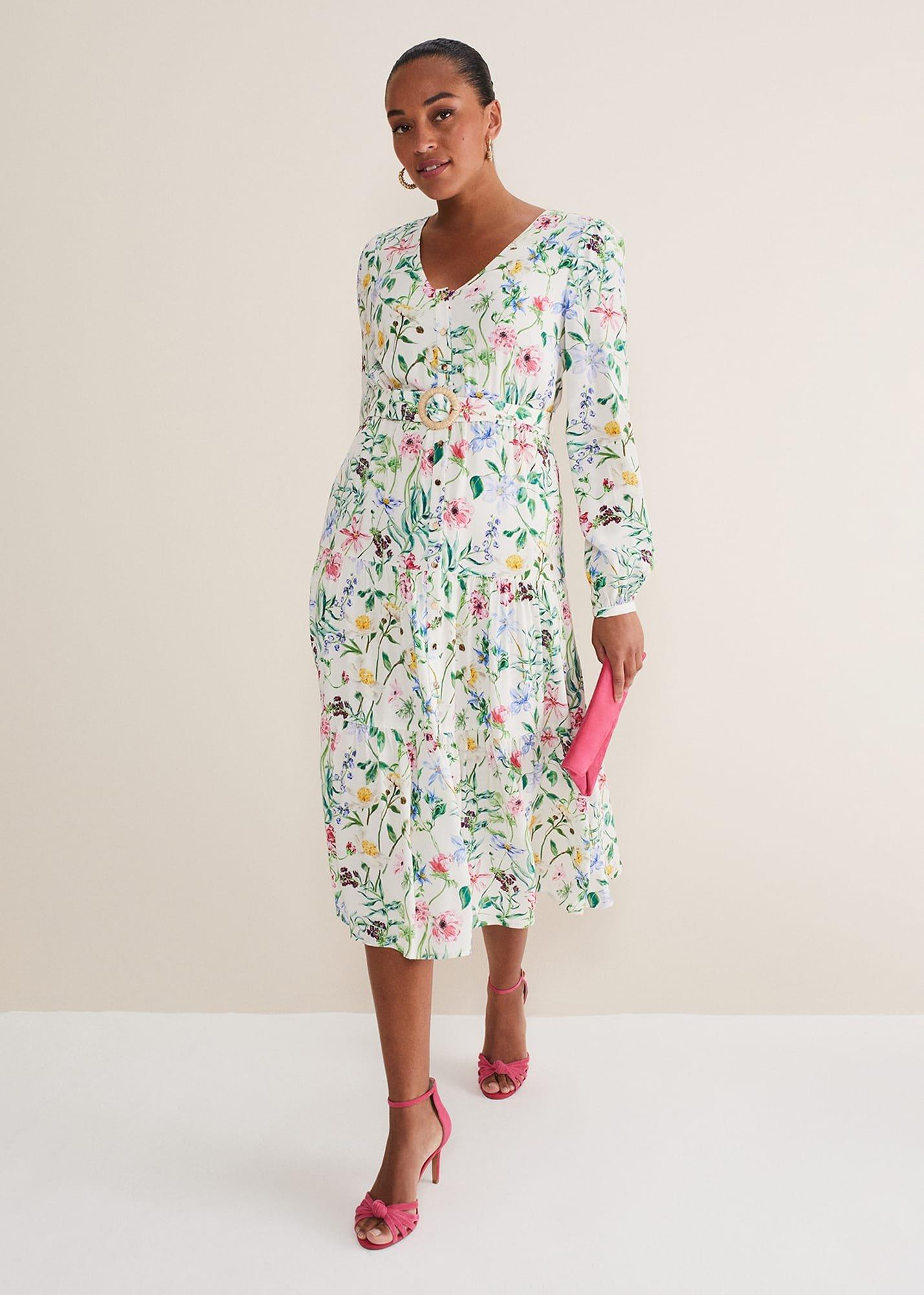 Maya Floral Midaxi Dress